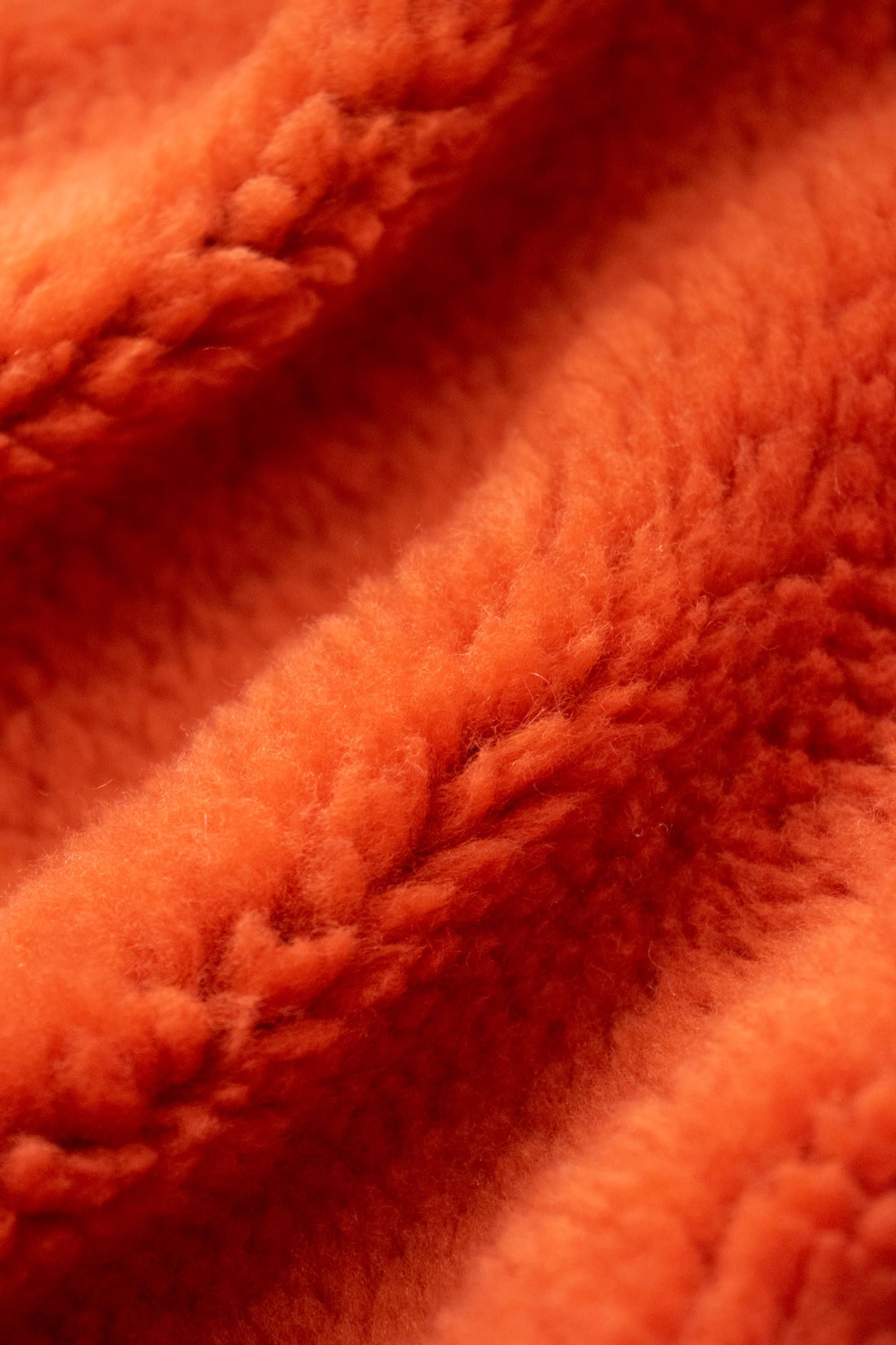 【ラスト1点】Half Zip Layered/ハーフジップレイヤード(ORANGE)