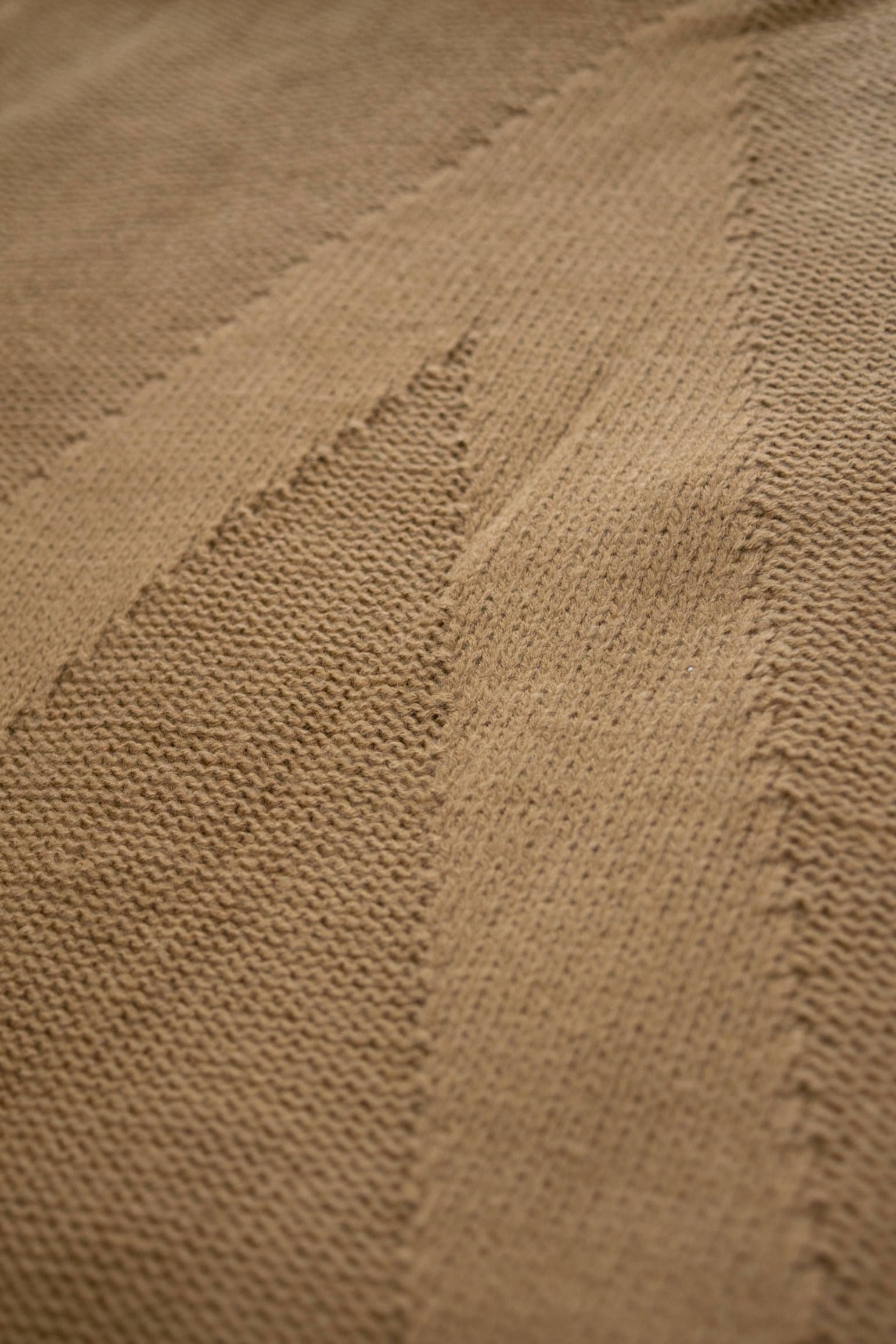 【ラスト1点】Switch Knit Coat "A"/スイッチニットコート(CAMEL)