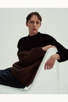 【ラスト1点】【19AW】Mohair Gradation Knit/モヘアグラデーションニット(BROWN)
