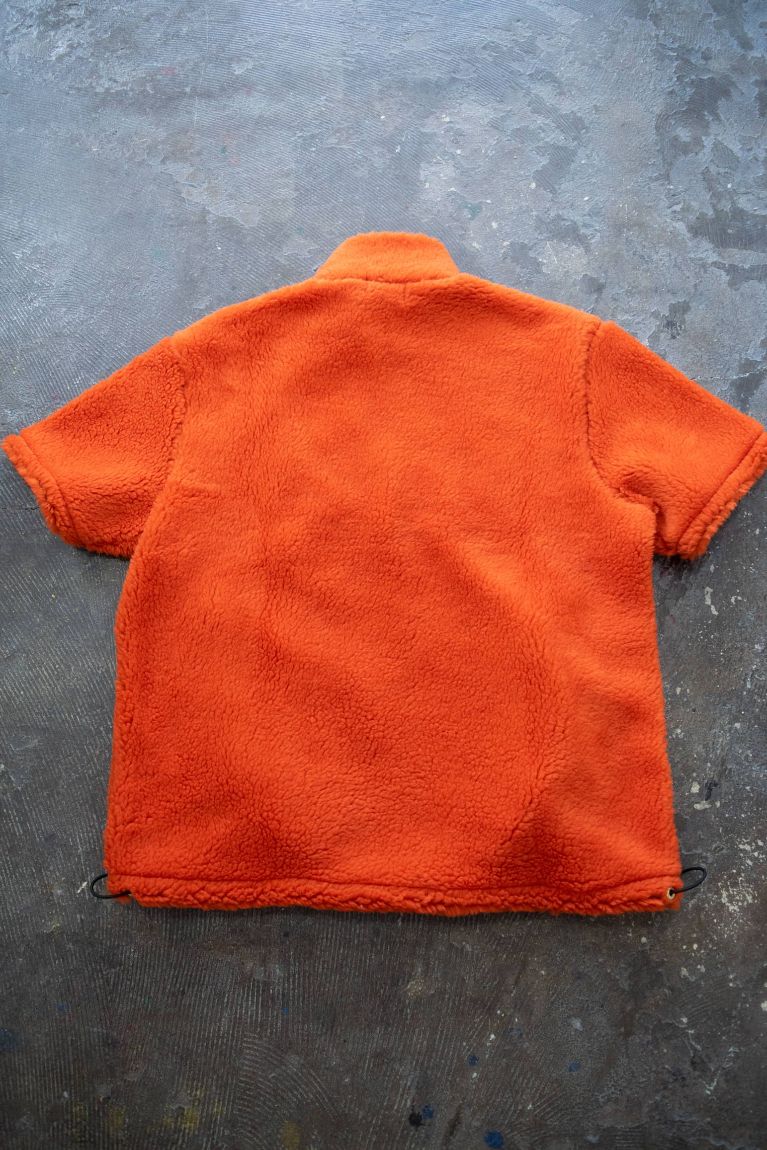 【ラスト1点】Half Zip Layered/ハーフジップレイヤード(ORANGE)
