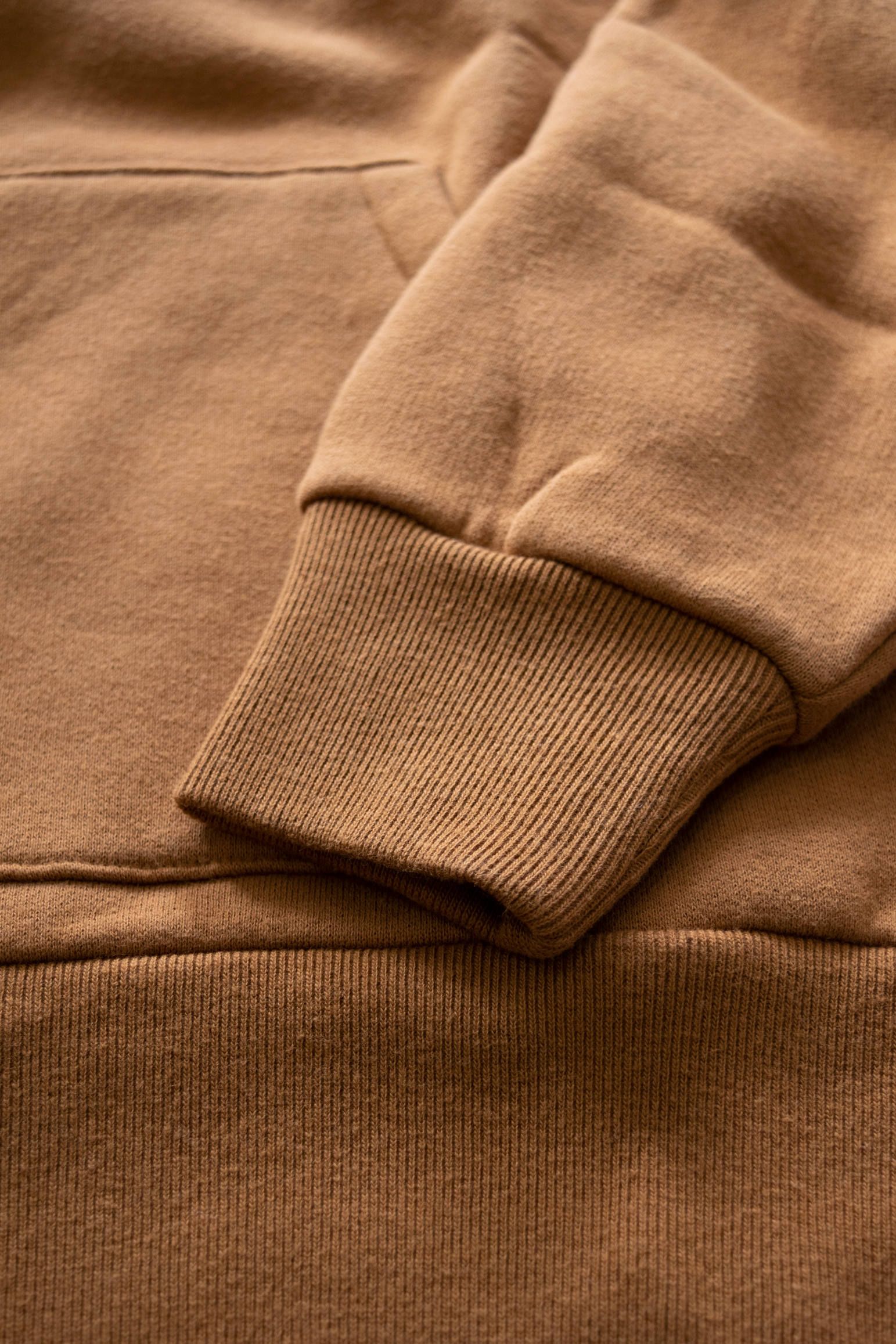 Long Sleeve After Hooded/フード後付けプルオーバーパーカ(CAMEL)