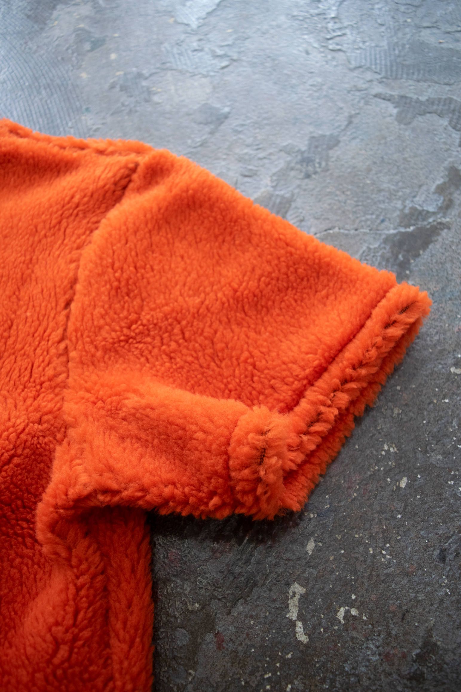 【ラスト1点】Half Zip Layered/ハーフジップレイヤード(ORANGE)
