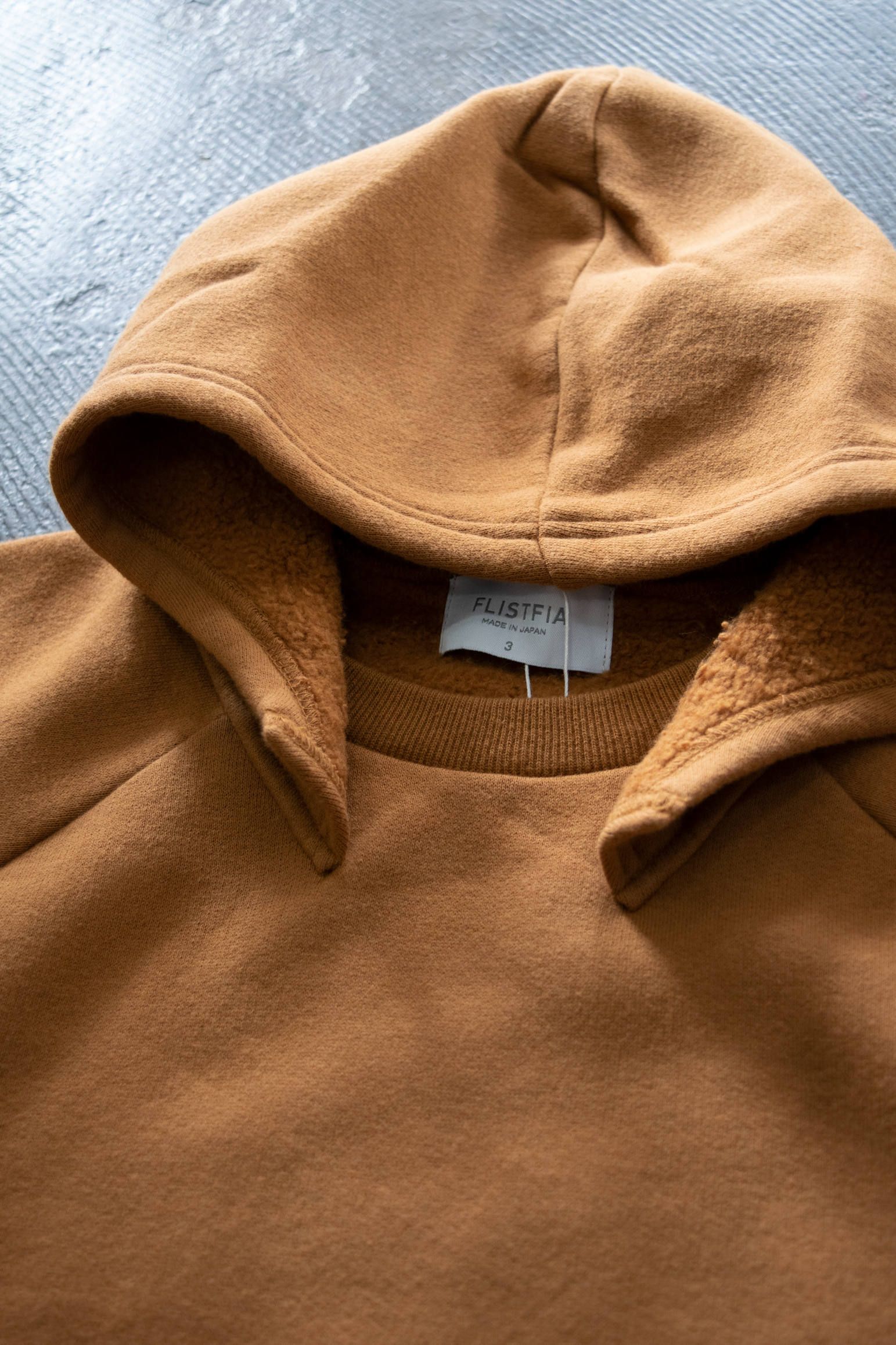 Long Sleeve After Hooded/フード後付けプルオーバーパーカ(CAMEL)