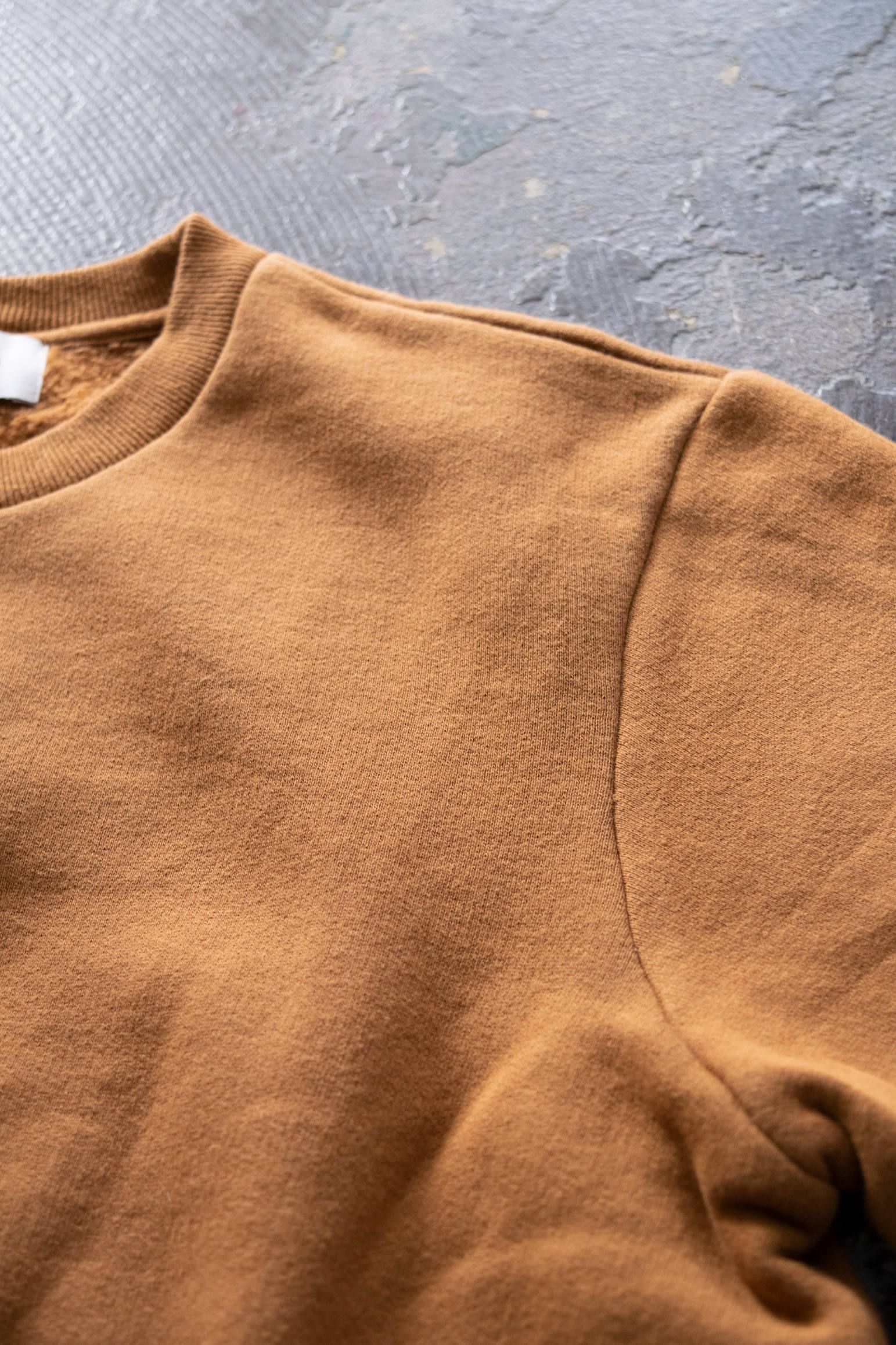 【19AW】 Crew Neck Sweat(CAMEL)