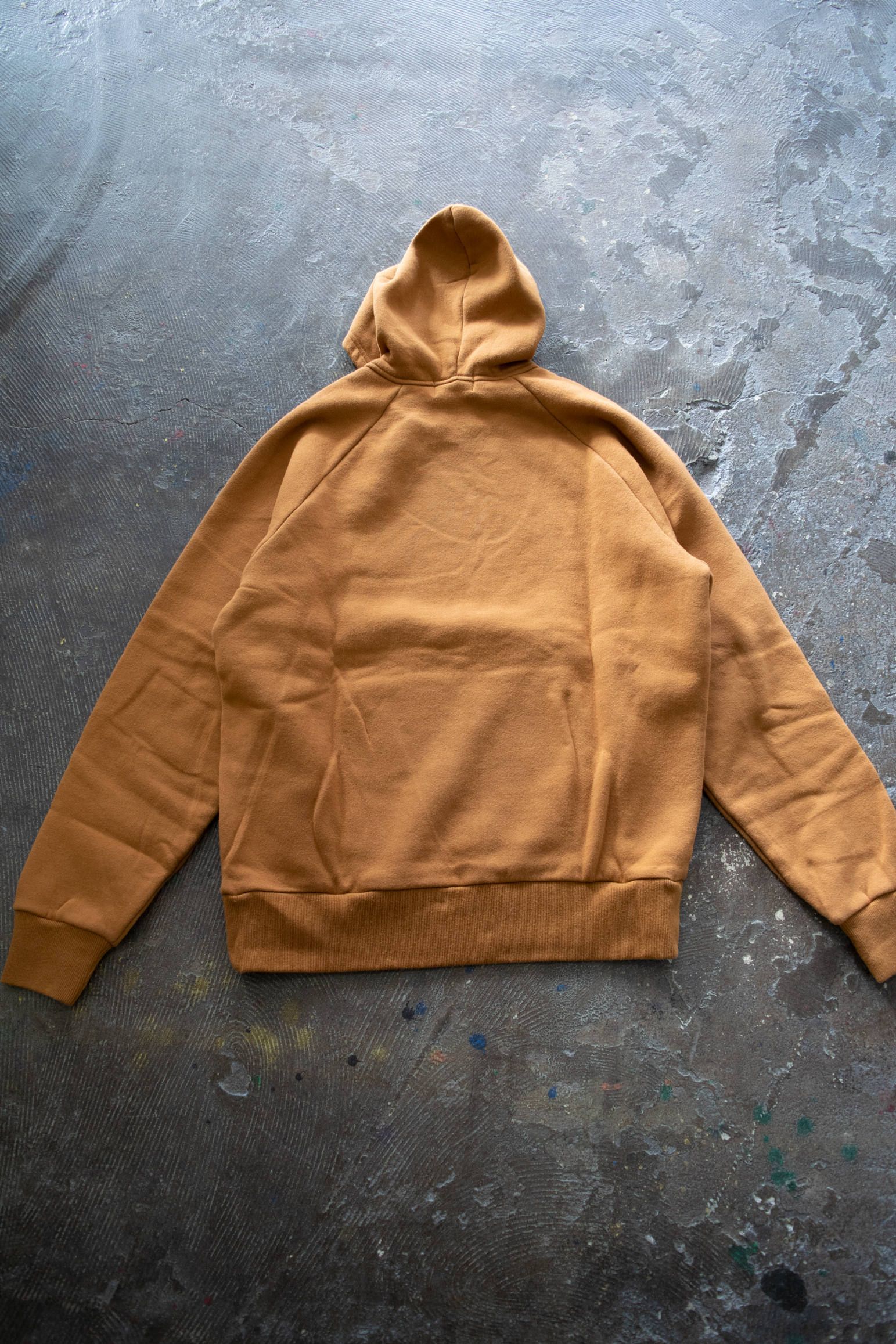 Long Sleeve After Hooded/フード後付けプルオーバーパーカ(CAMEL)
