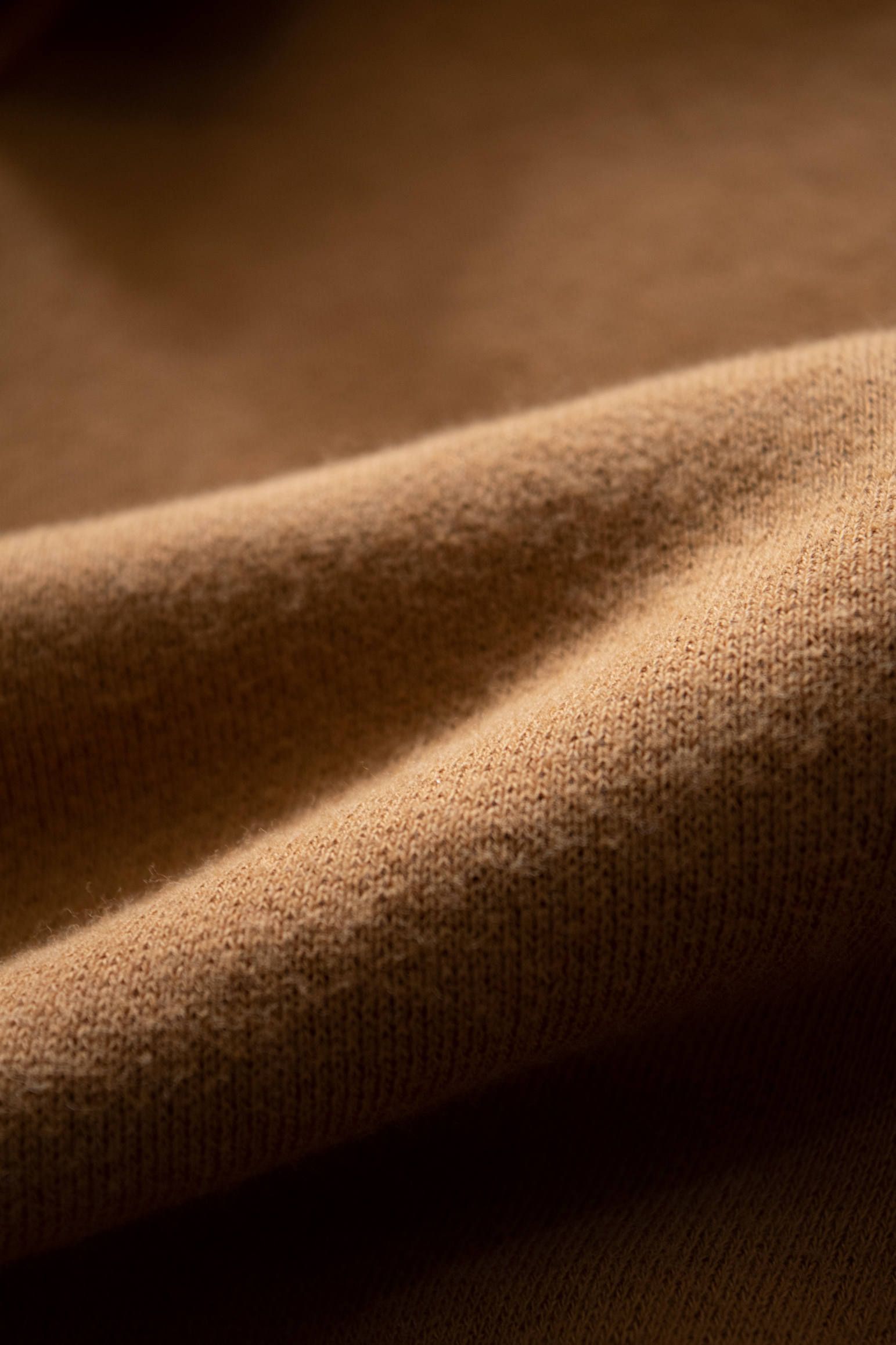 Long Sleeve After Hooded/フード後付けプルオーバーパーカ(CAMEL)