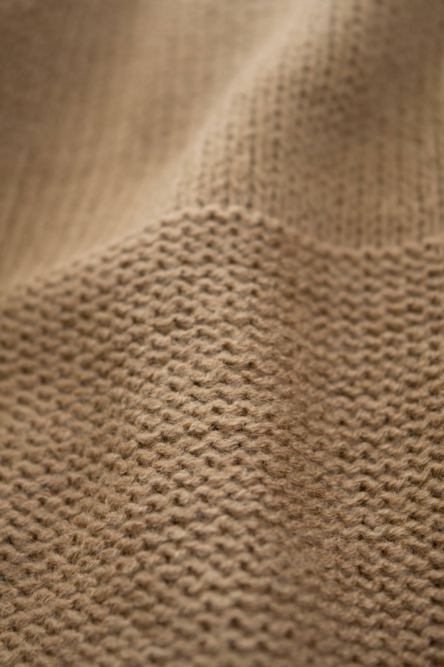 【ラスト1点】Switch Knit Coat "A"/スイッチニットコート(CAMEL)