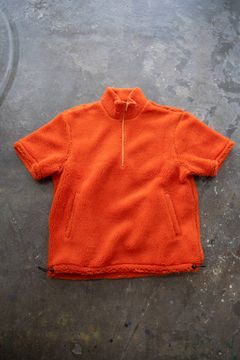 【ラスト1点】Half Zip Layered/ハーフジップレイヤード(ORANGE)