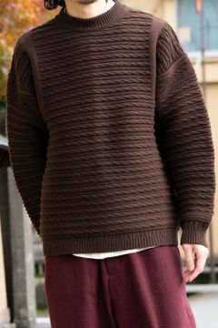 【ラスト1点】【19AW】Waranawa Knit(BROWN)