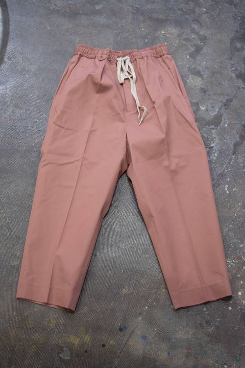 【ラスト1点】INTUCK SLACKS WIDE/ワイドテーパードイージーパンツ(PINK)