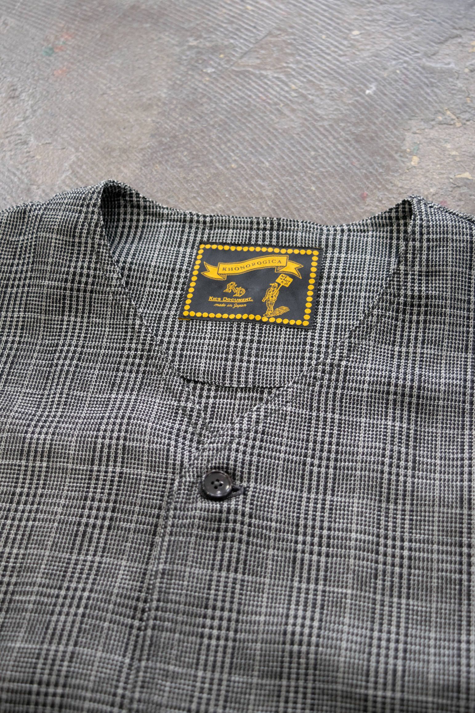 オンラインショップ】 kics document GRENCHECK NO-COLLAR JK tdh