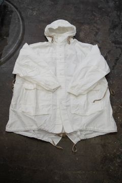 【ラスト1点】Over Hoodie Coat Mil/オーバーサイズフーディーコート(WHITE)