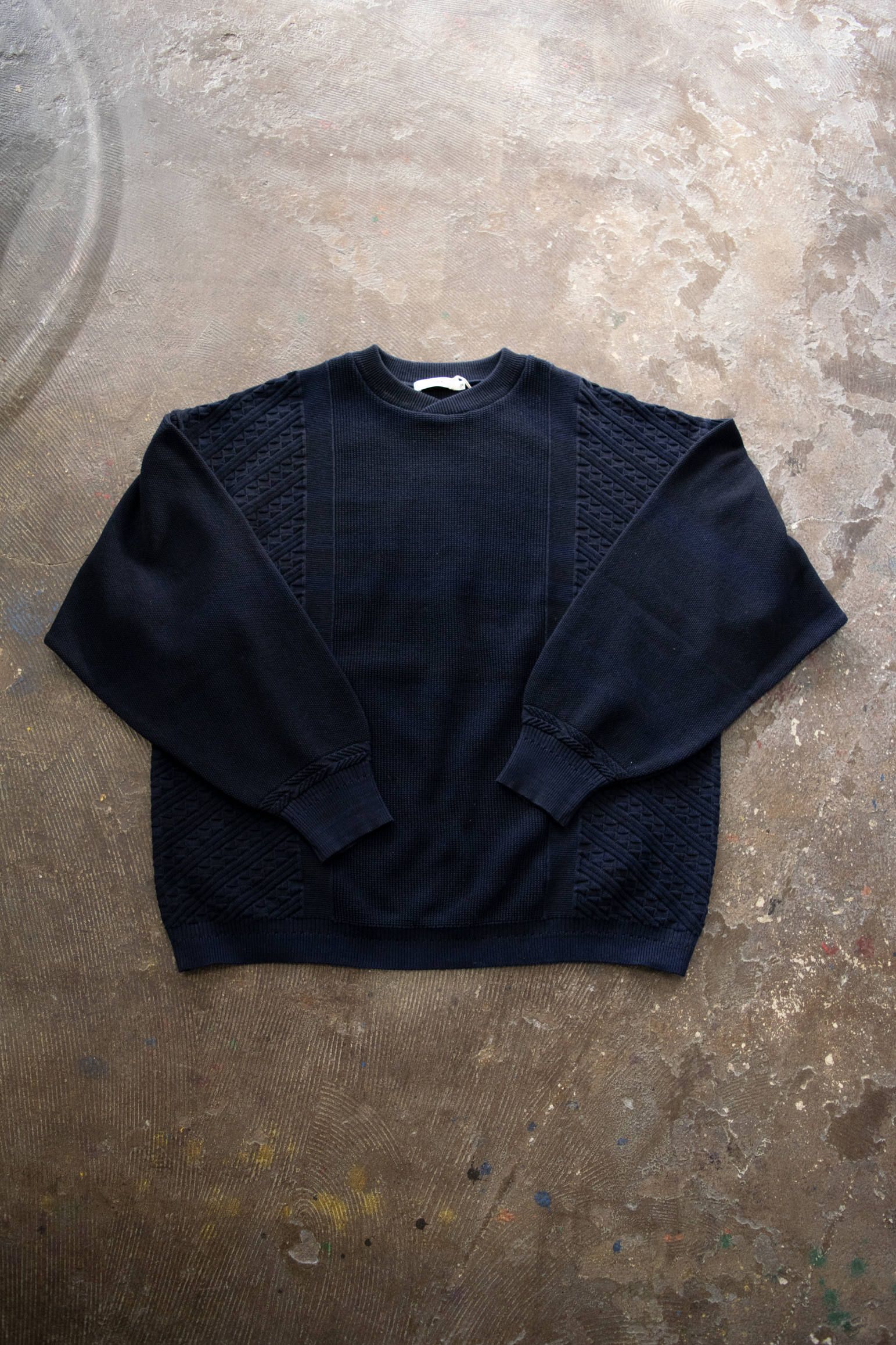 YASHIKI - 【ラスト1点】【20SS】Reijitsu Knit(NAVY) | Salty