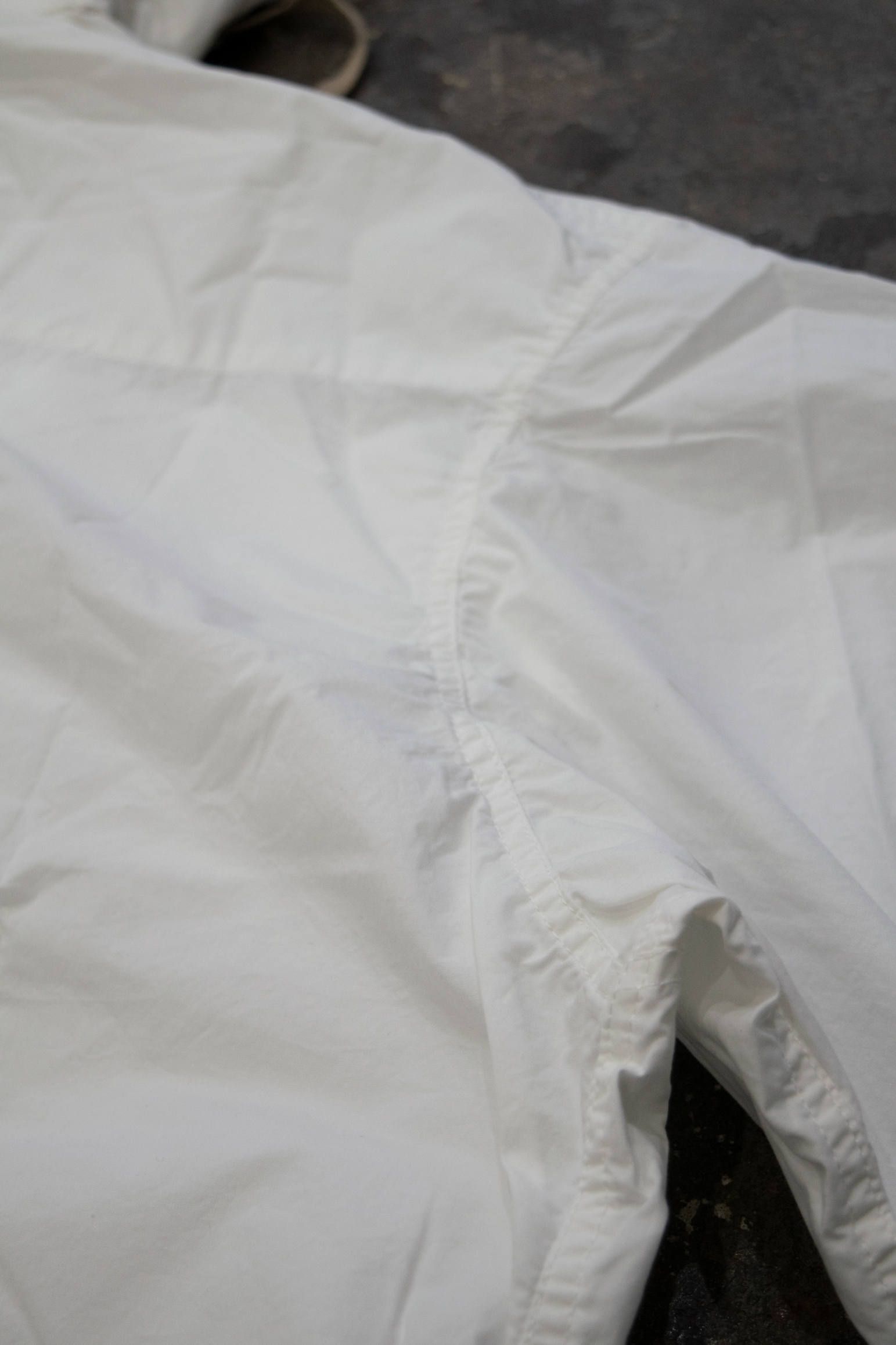 【ラスト1点】Over Hoodie Coat Mil/オーバーサイズフーディーコート(WHITE)