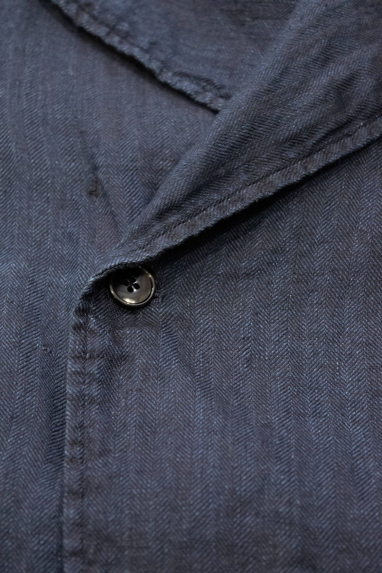 【ラスト1点】LINEN OVER COAT/リネンオーバーコート(NAVY)【ユニセックス】