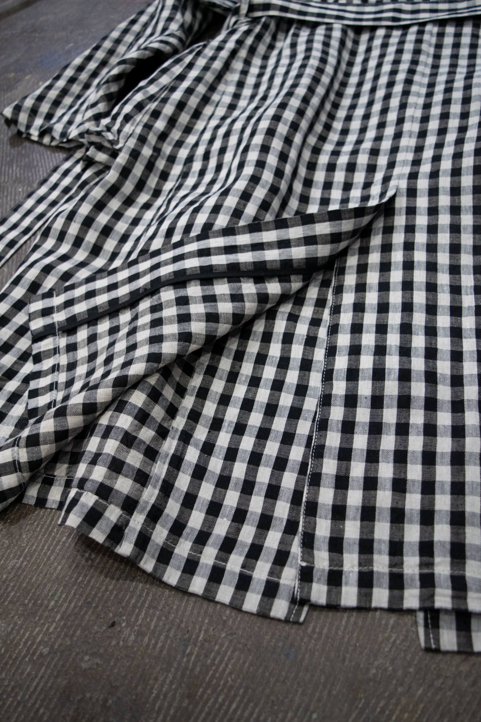 【ラスト1点】LINEN OVER COAT/リネンオーバーコート(GRAY)【ユニセックス】