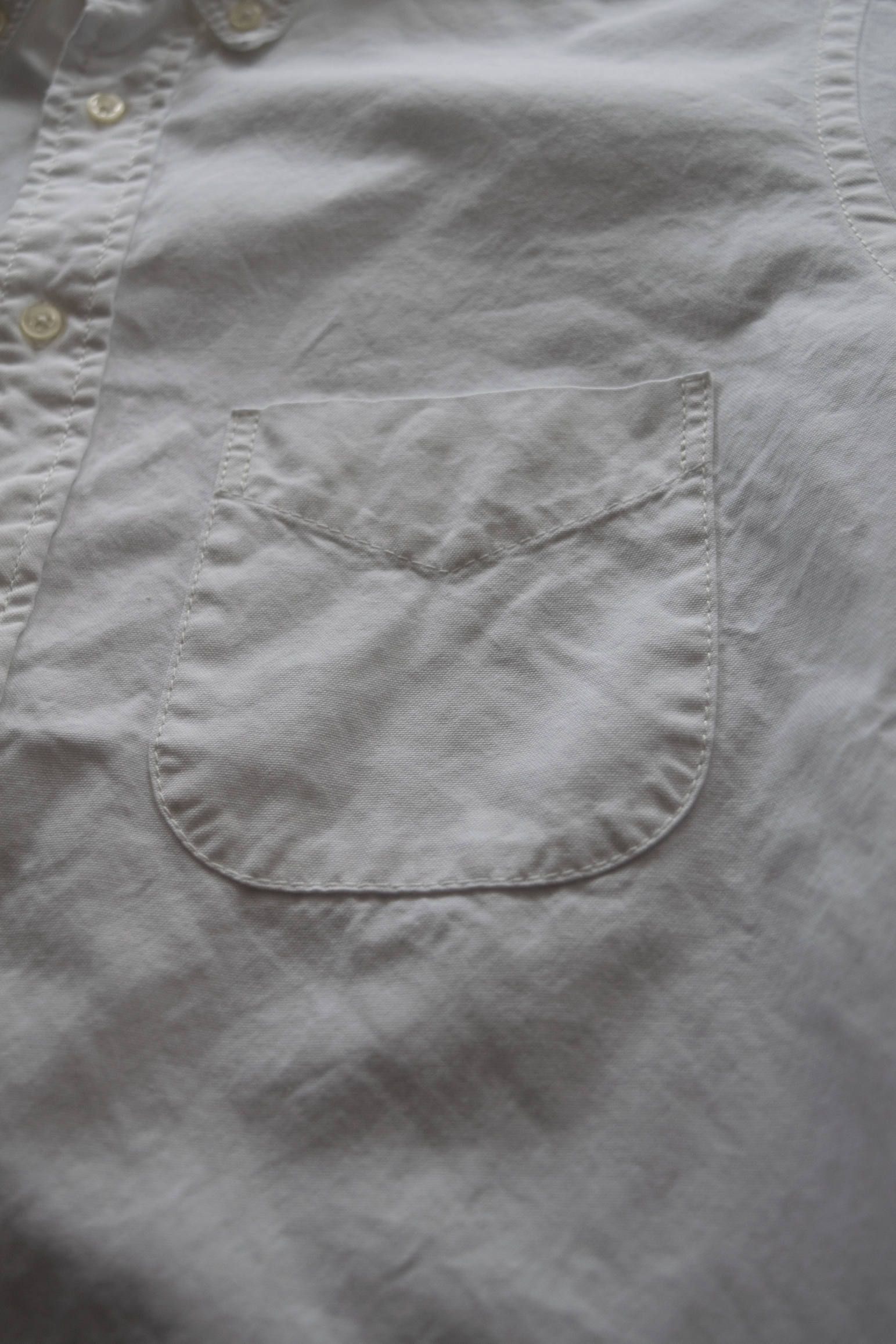 【ラスト1点】スビンコットンオックスフォードボタンダウンシャツ(WHITE)