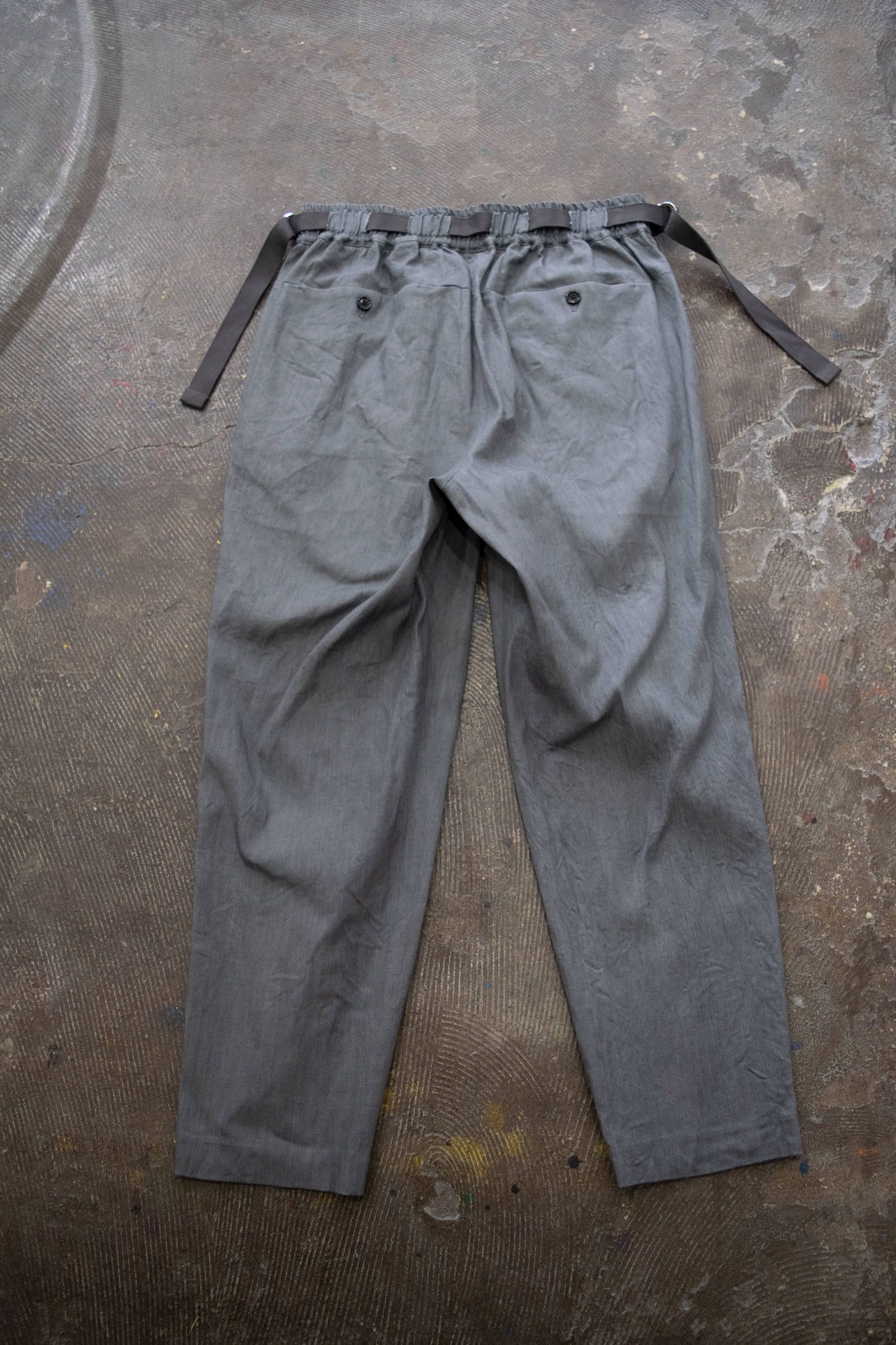 SAYATOMO - 【ラスト1点】【20SS】Hakama Denim Pants/ハカマデニムパンツ(GRAY) | Salty