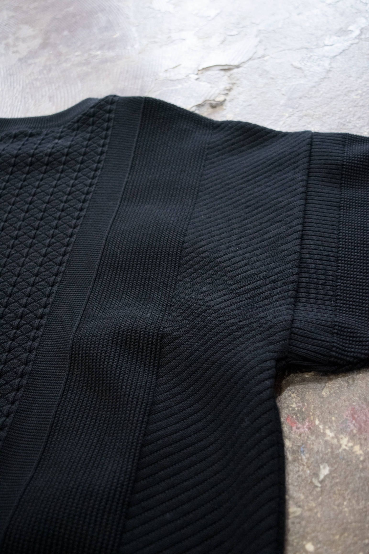 YASHIKI - 【ラスト1点】【20SS】Ajisai Knit(BLACK) | Salty