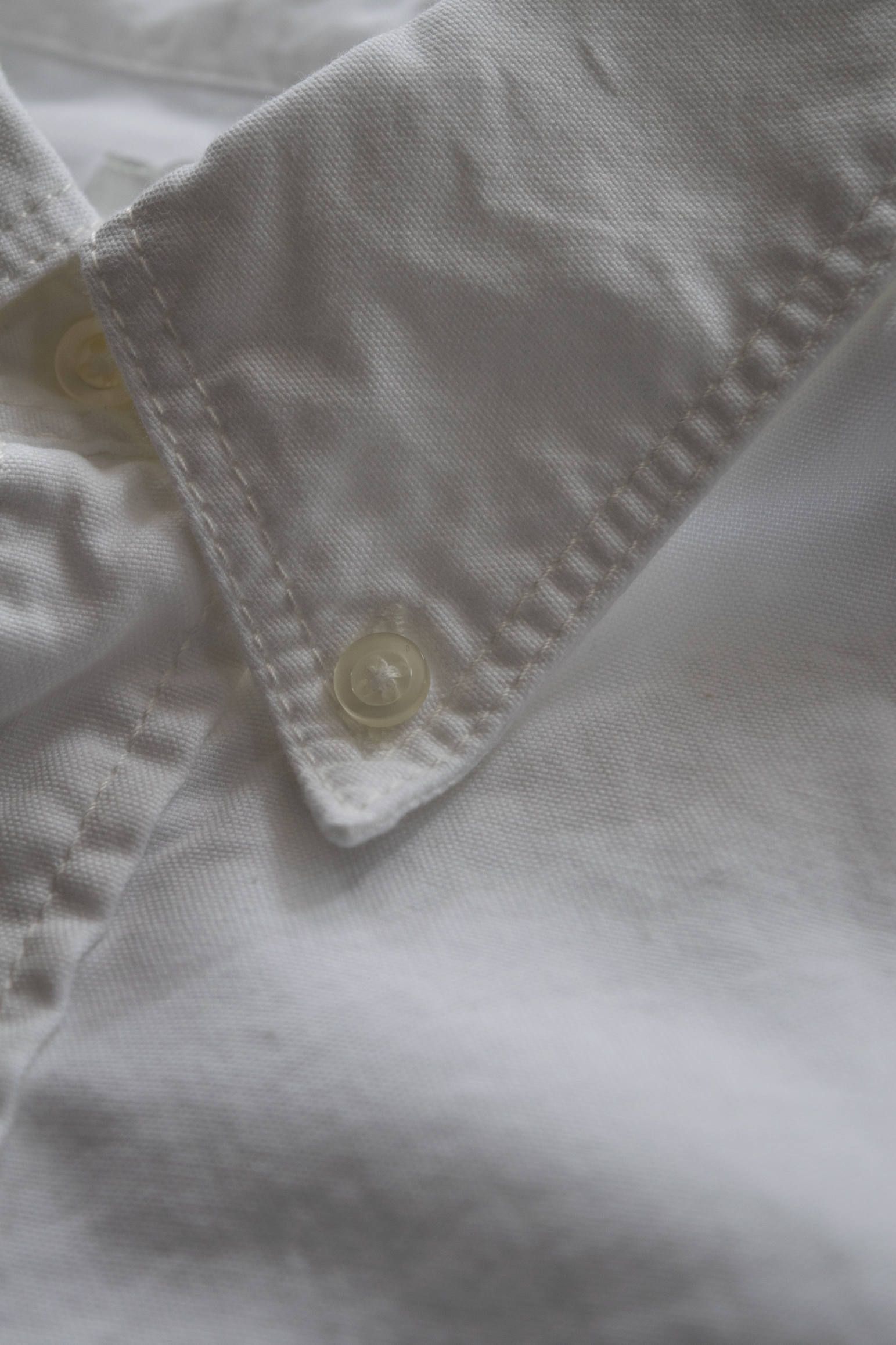 【ラスト1点】スビンコットンオックスフォードボタンダウンシャツ(WHITE)