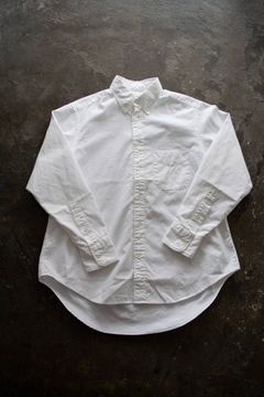 【ラスト1点】スビンコットンオックスフォードボタンダウンシャツ(WHITE)