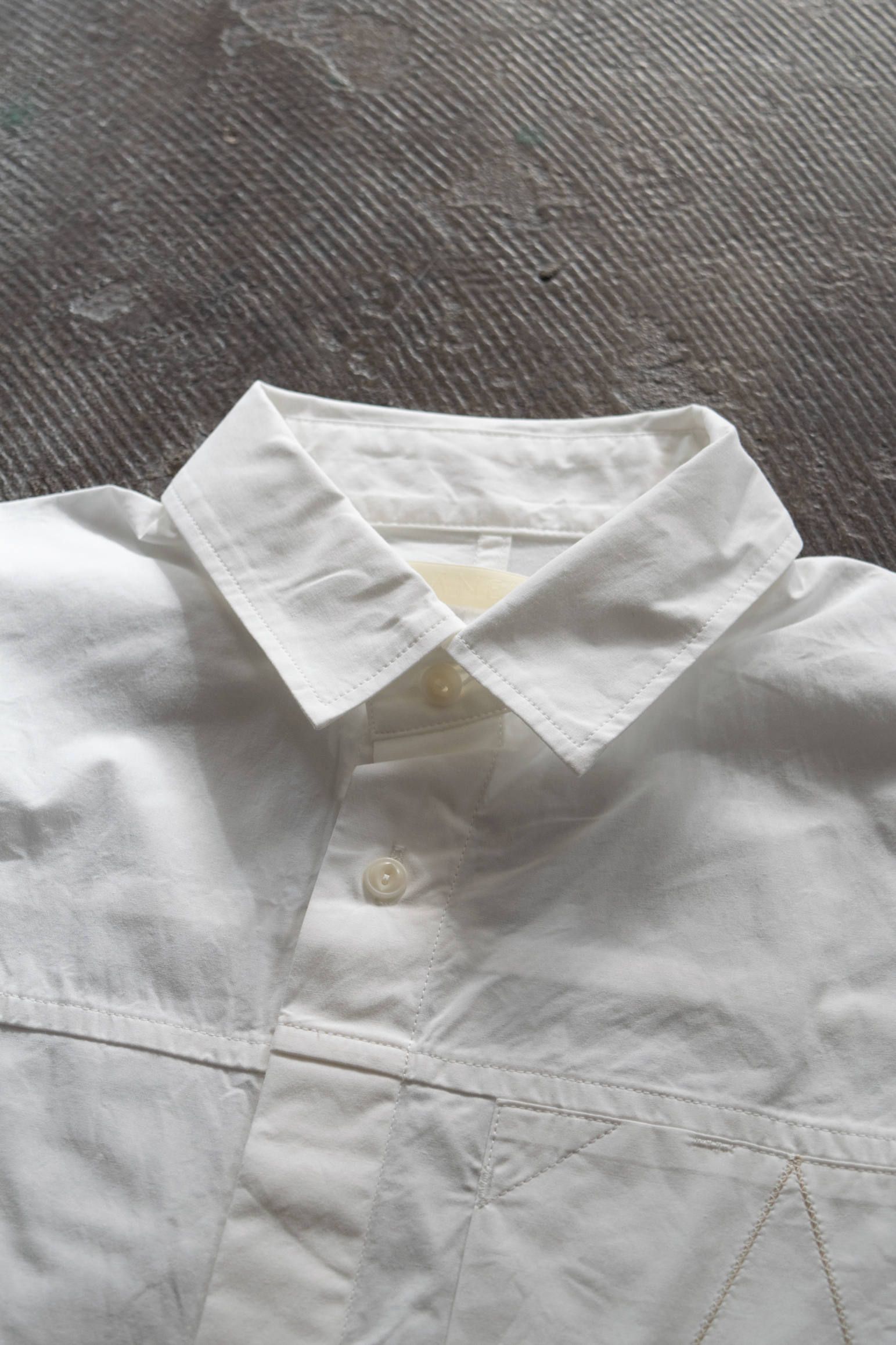 【ラスト1点】ACTIVE SHIRT "A" H.S./アクティブシャツ"A"ハーフスリーブ(WHITE)