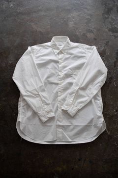 【ラスト1点】スビンコットンタイプライターレギュラーカラーシャツ(WHITE)