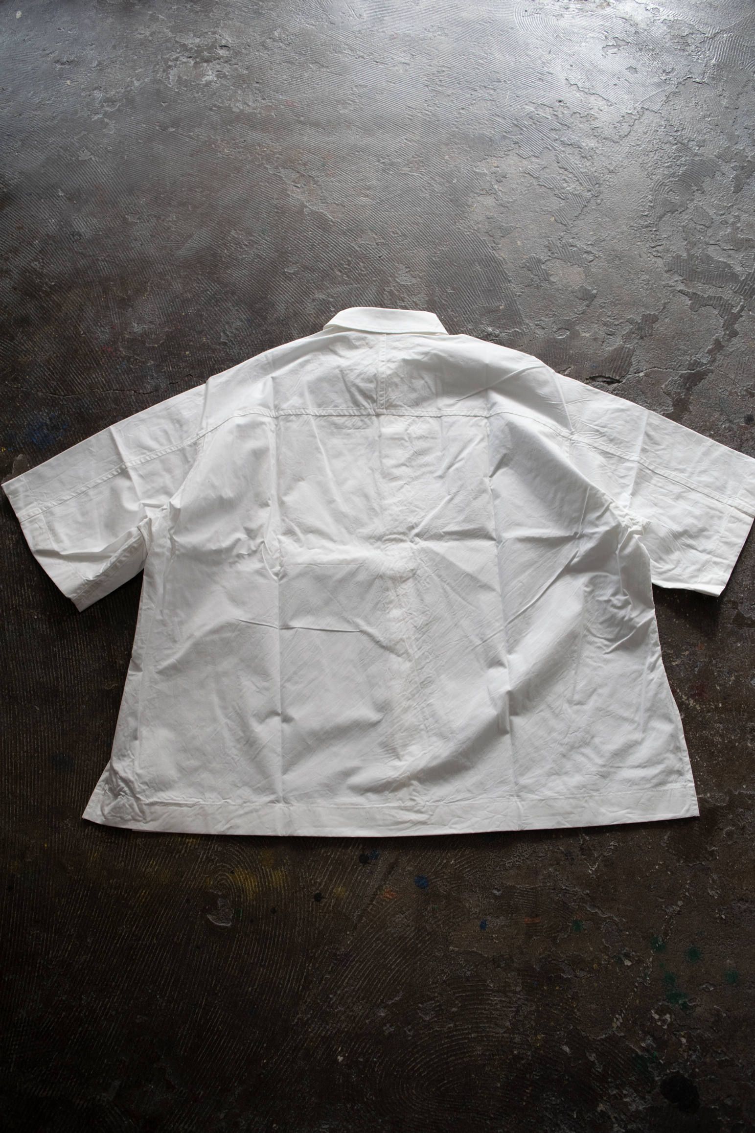 【ラスト1点】ACTIVE SHIRT "A" H.S./アクティブシャツ"A"ハーフスリーブ(WHITE)