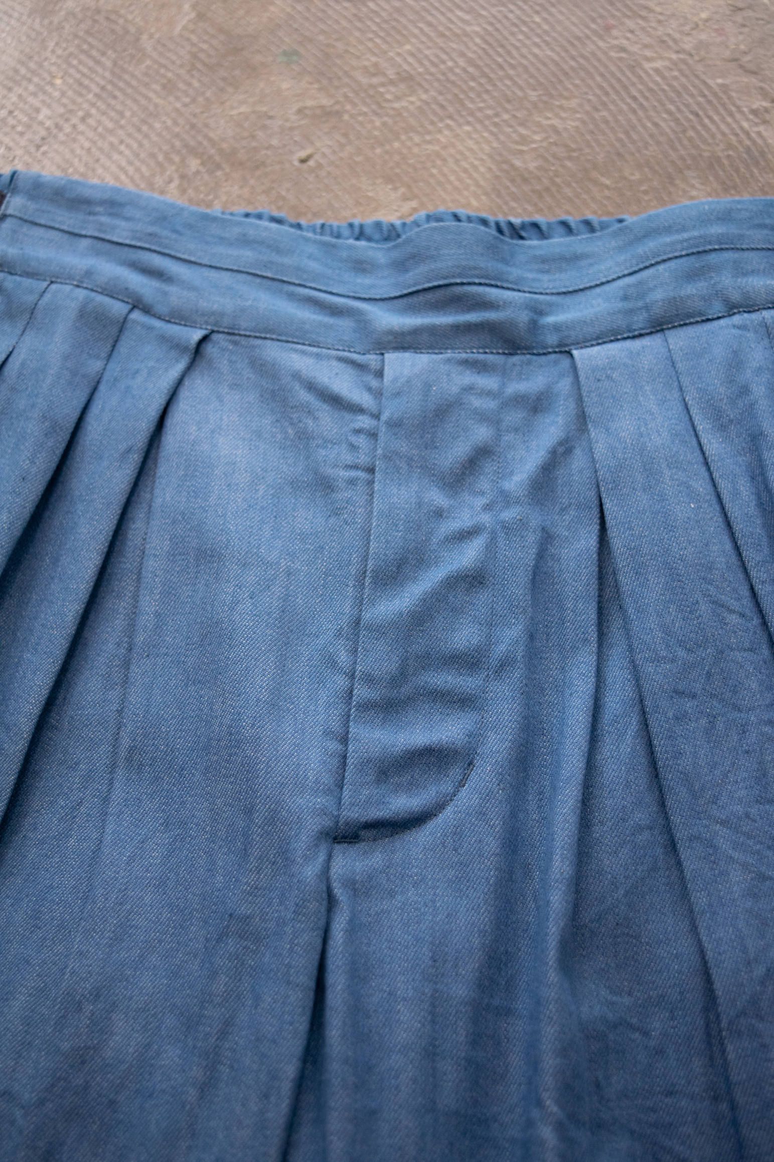 パンツ sayatomo hakama denim pants SAYATOMO / Hakama Denim Pants(NAVY) | ハカマデニムパンツ