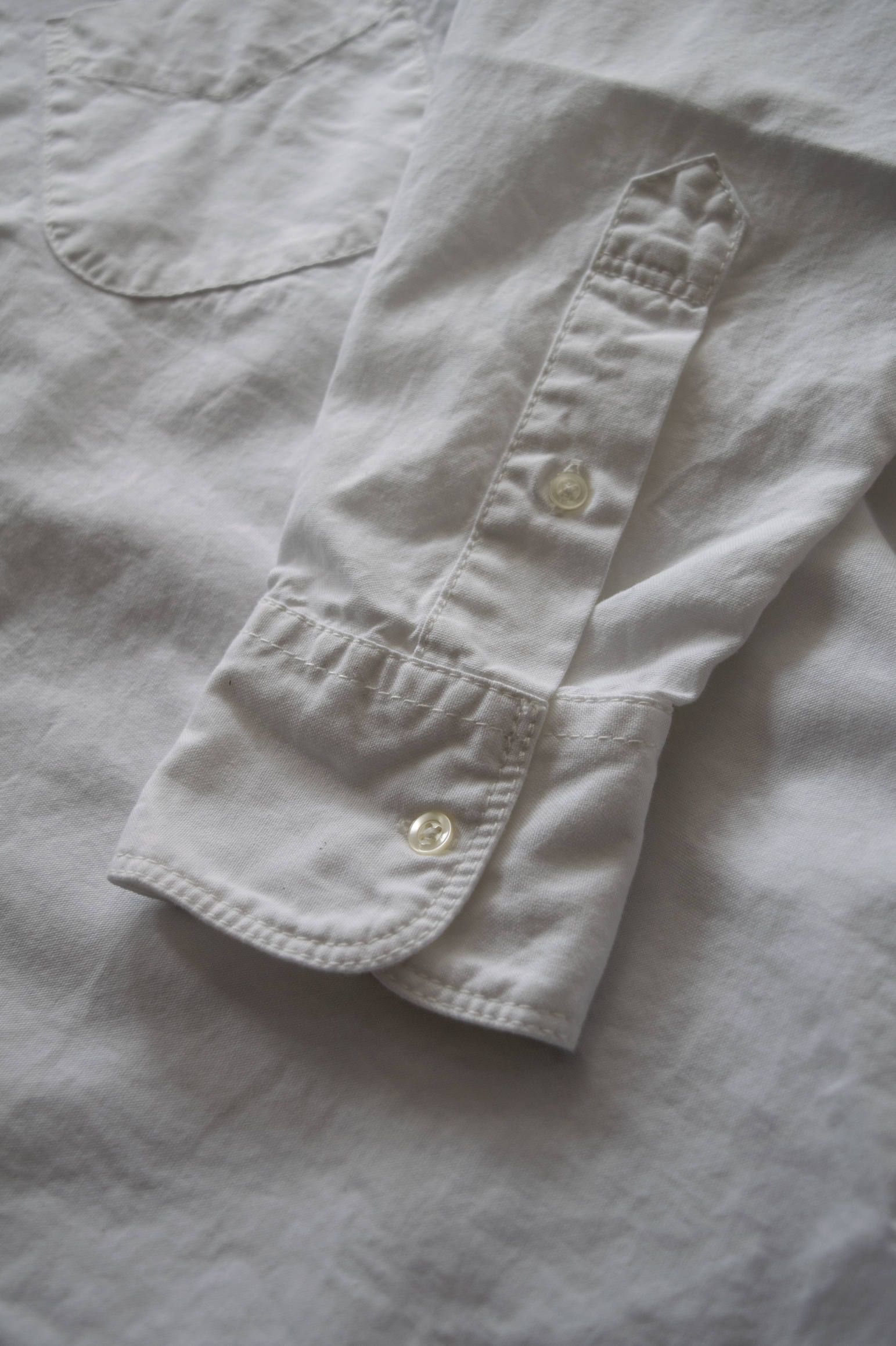 【ラスト1点】スビンコットンオックスフォードボタンダウンシャツ(WHITE)