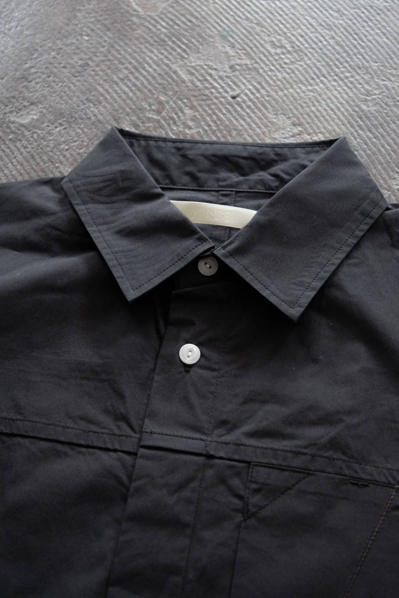 【ラスト1点】ACTIVE SHIRT "A" H.S./アクティブシャツ"A"ハーフスリーブ(BLACK)
