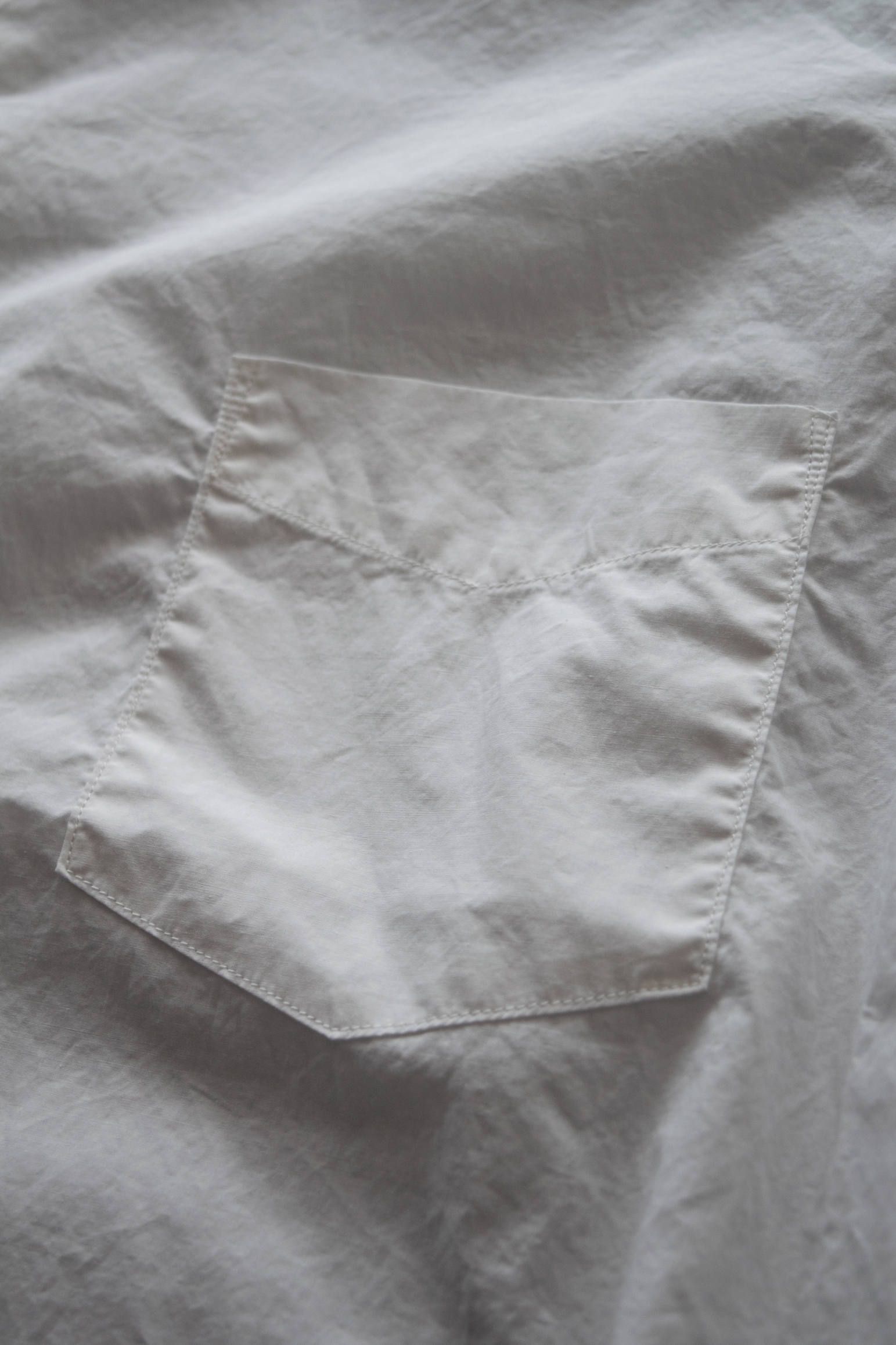 【ラスト1点】スビンコットンタイプライターレギュラーカラーシャツ(WHITE)