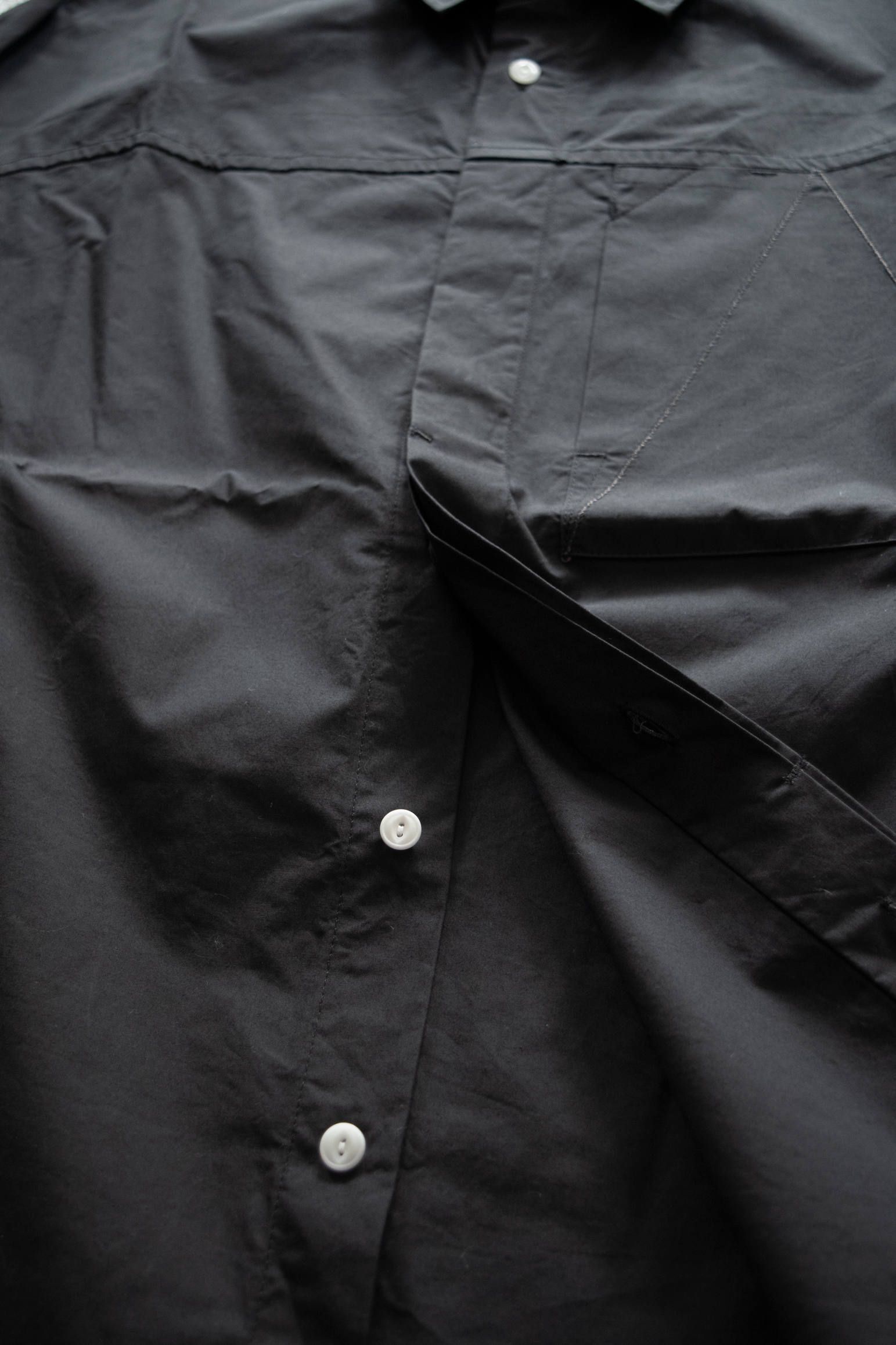 【ラスト1点】ACTIVE SHIRT "A" H.S./アクティブシャツ"A"ハーフスリーブ(BLACK)