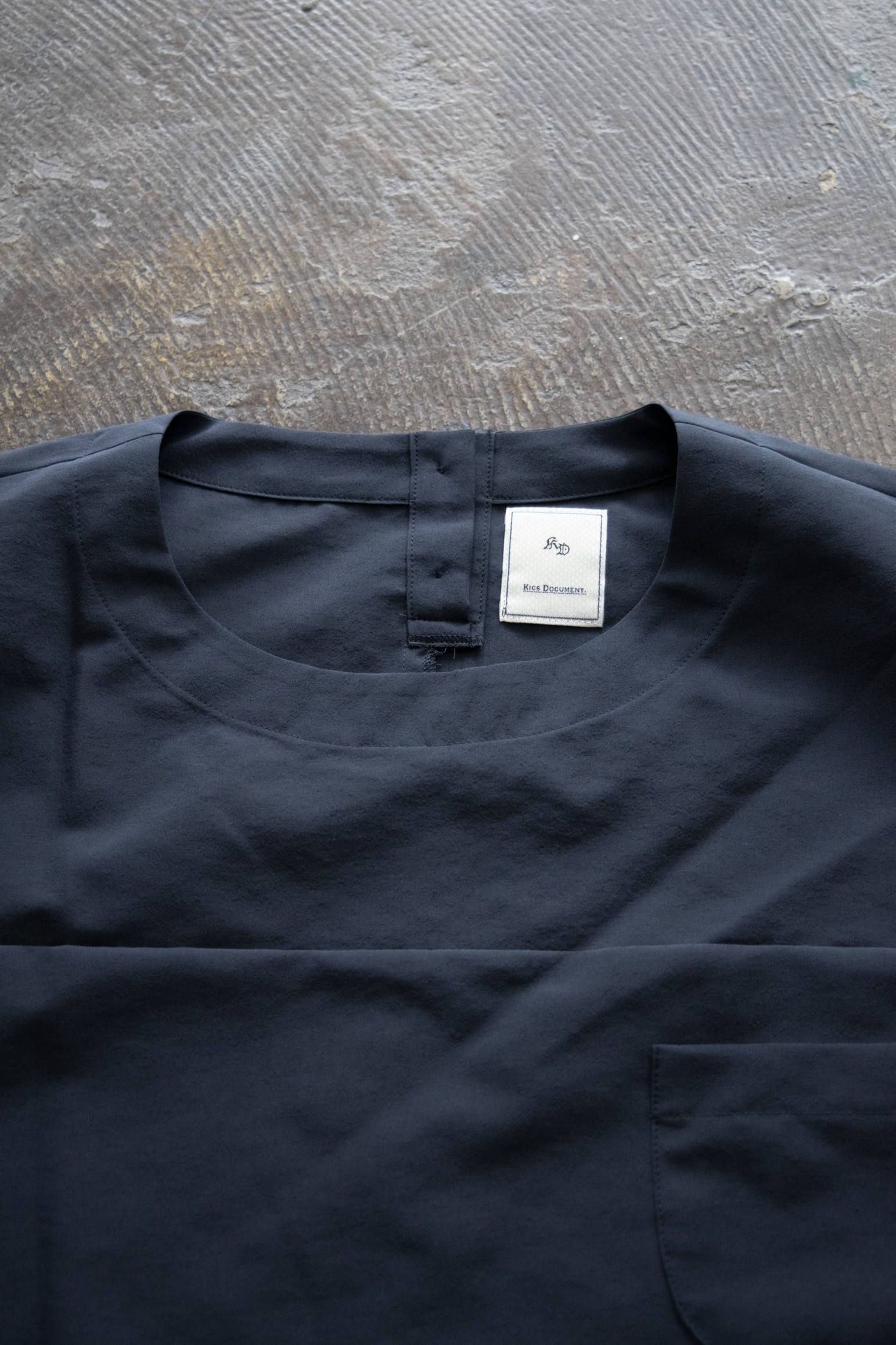 【ラスト1点】Ventilating Taffeta T-Type Shirt/ベンチレーティングタフタT-Typeシャツ(NAVY)