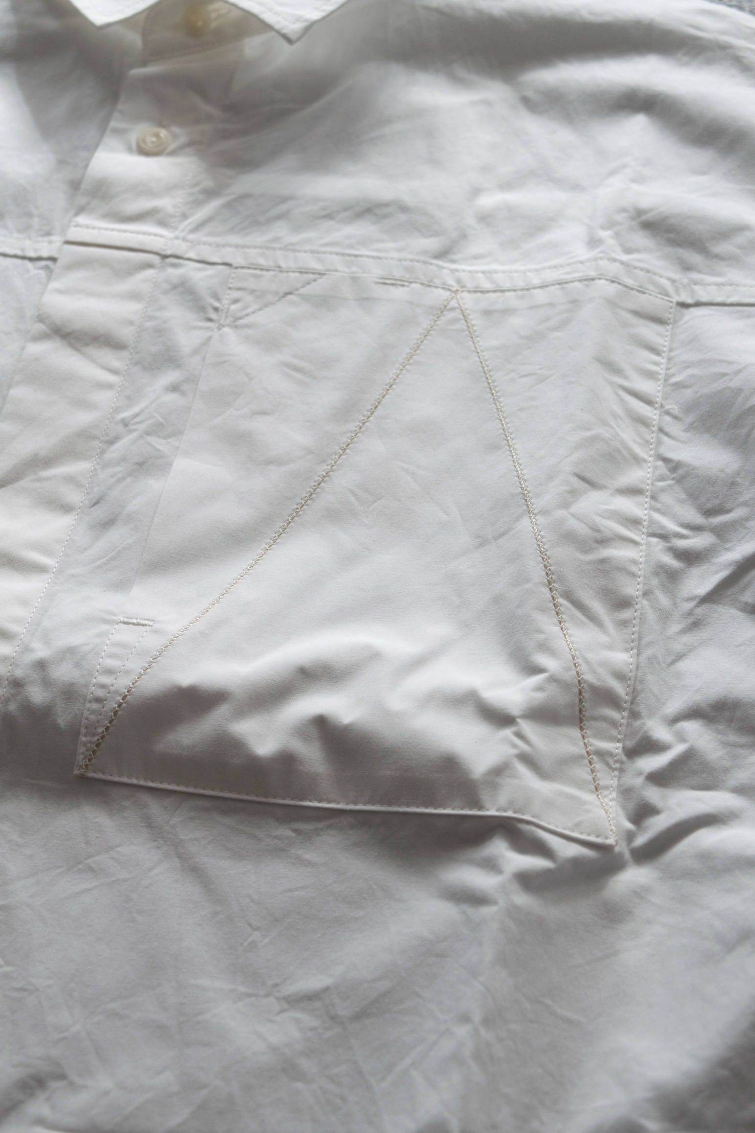 【ラスト1点】ACTIVE SHIRT "A" H.S./アクティブシャツ"A"ハーフスリーブ(WHITE)