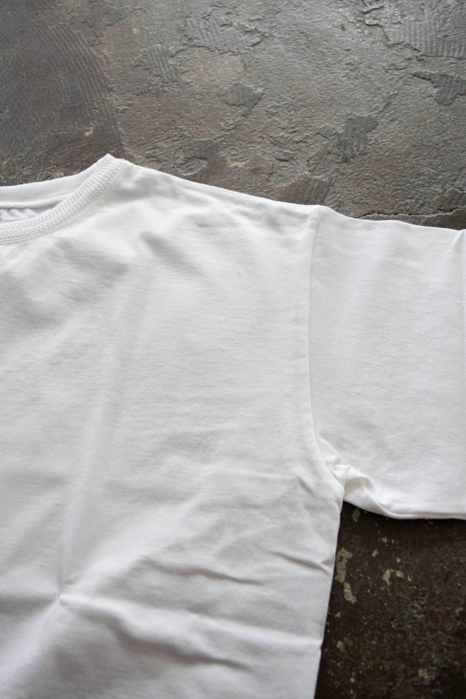 【ラスト1点】Silket Cotton H/S Tee(WHITE)