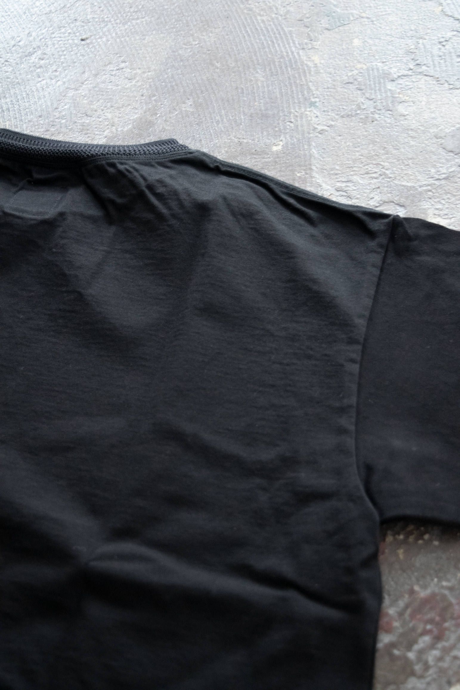 Silket Cotton H/S Tee(BLACK)