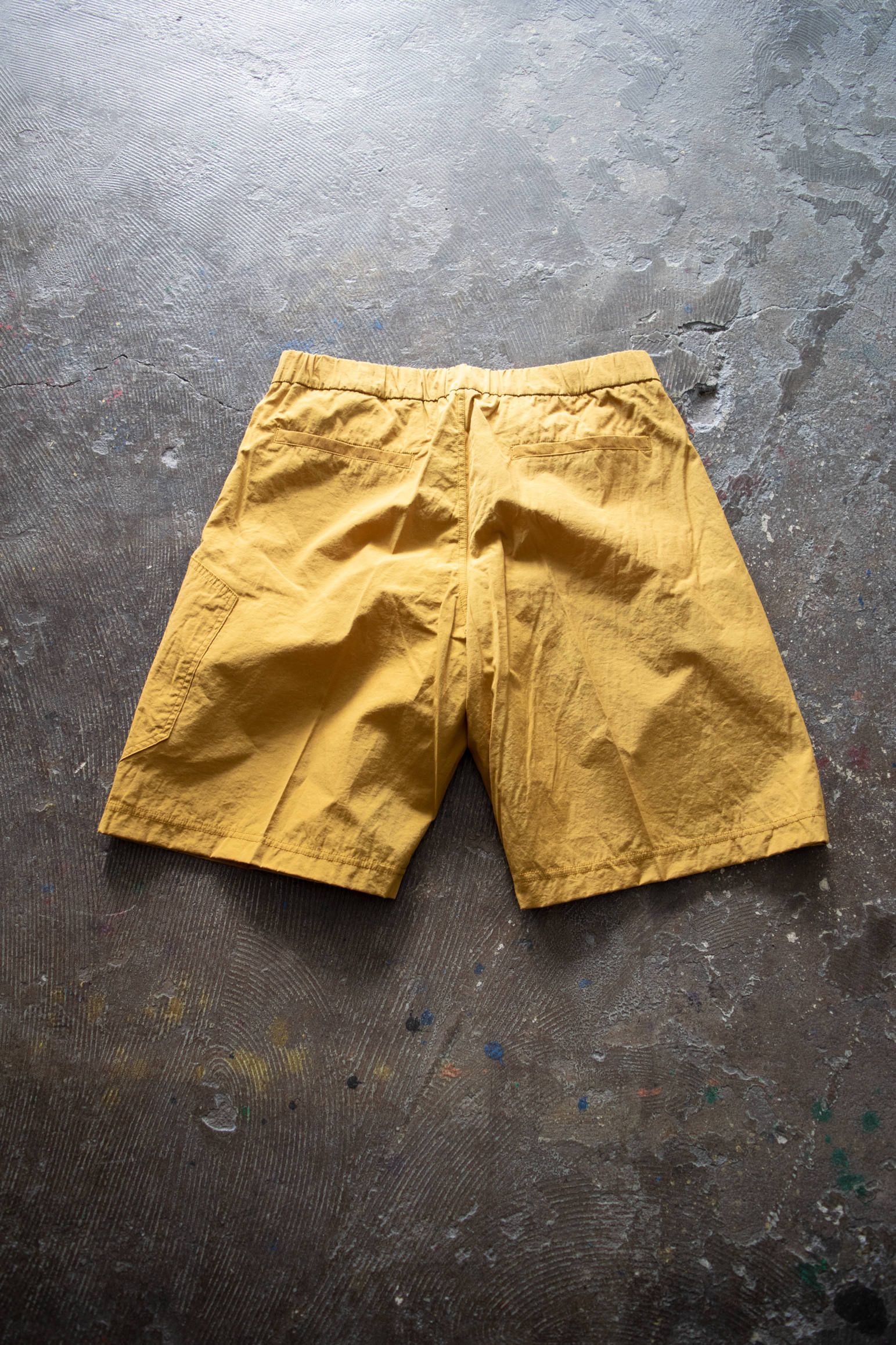 【ラスト1点】Zip Pocket Shorts/ジップポケットショーツ(MUSTARD)