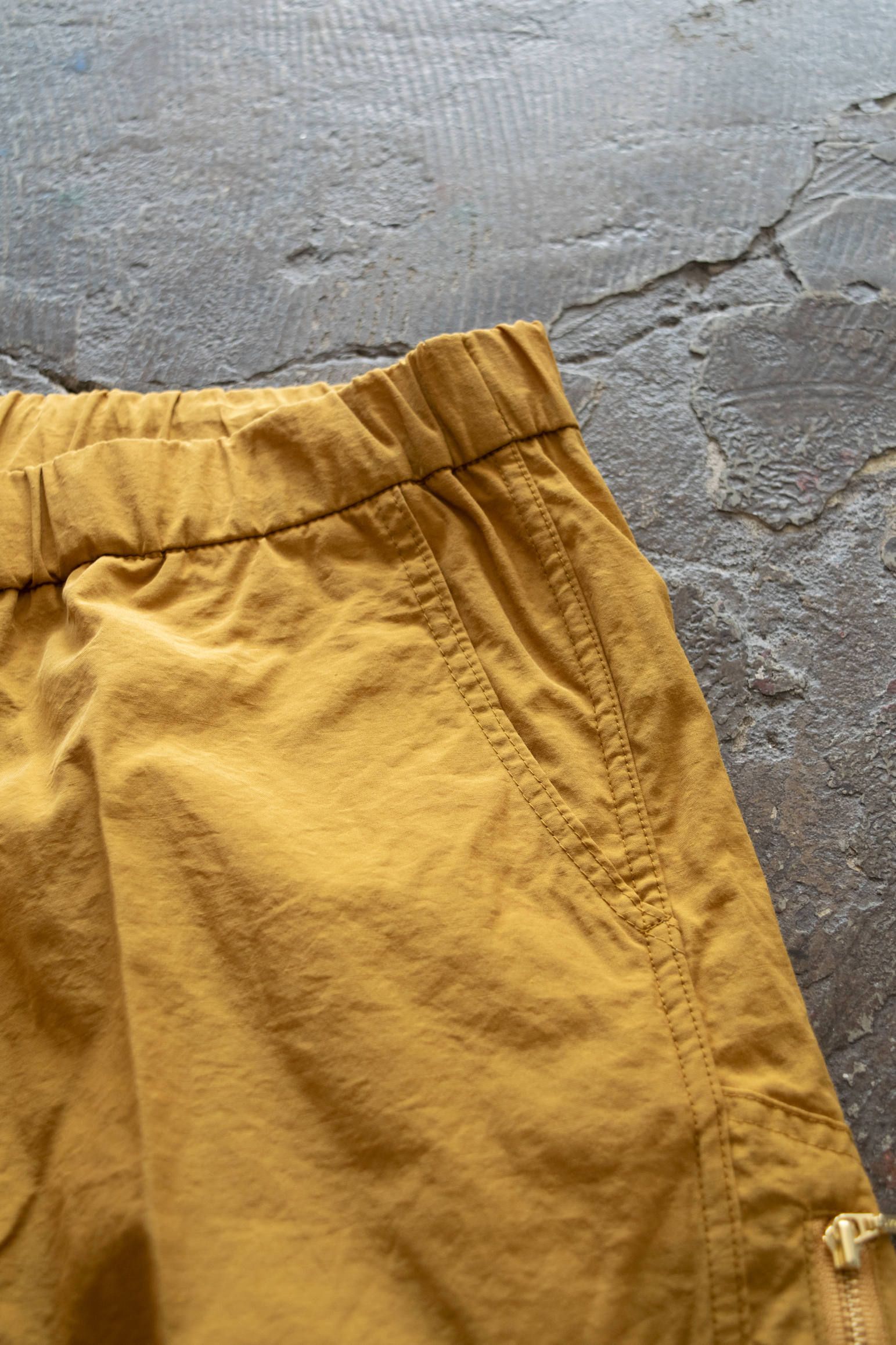 【ラスト1点】Zip Pocket Shorts/ジップポケットショーツ(MUSTARD)