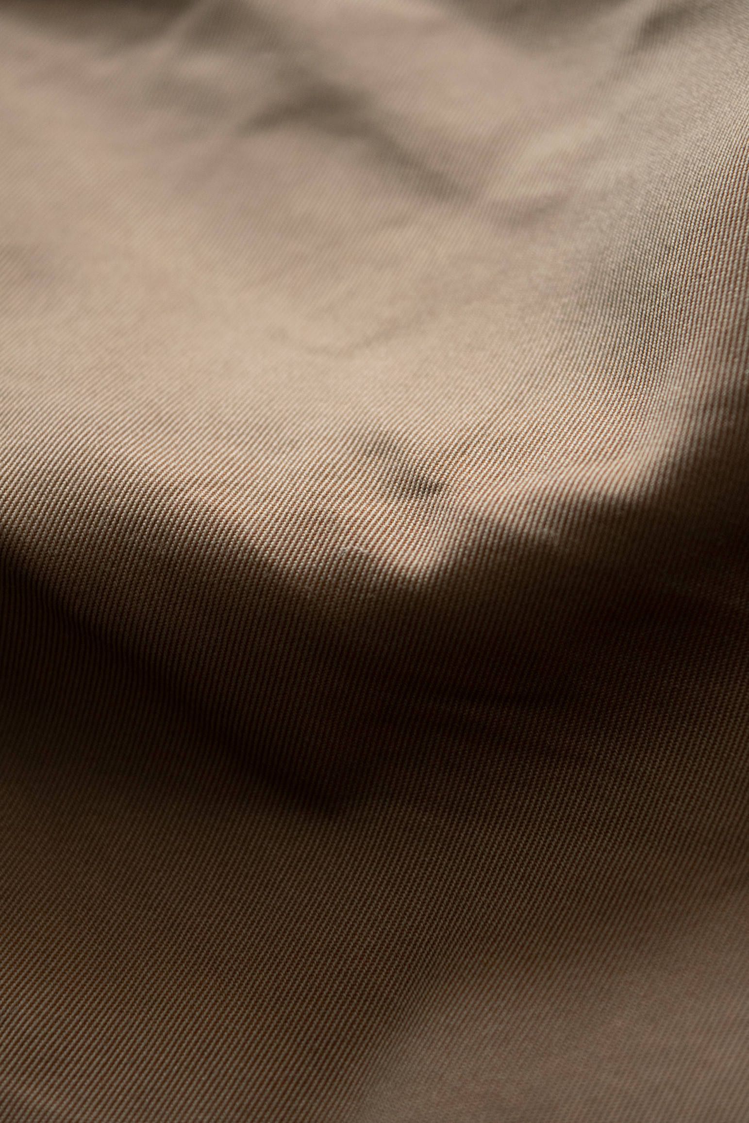 【ラスト1点】Open Collar  H/S Shirt/オープンカラーギャバジンシャツ(BEIGE)
