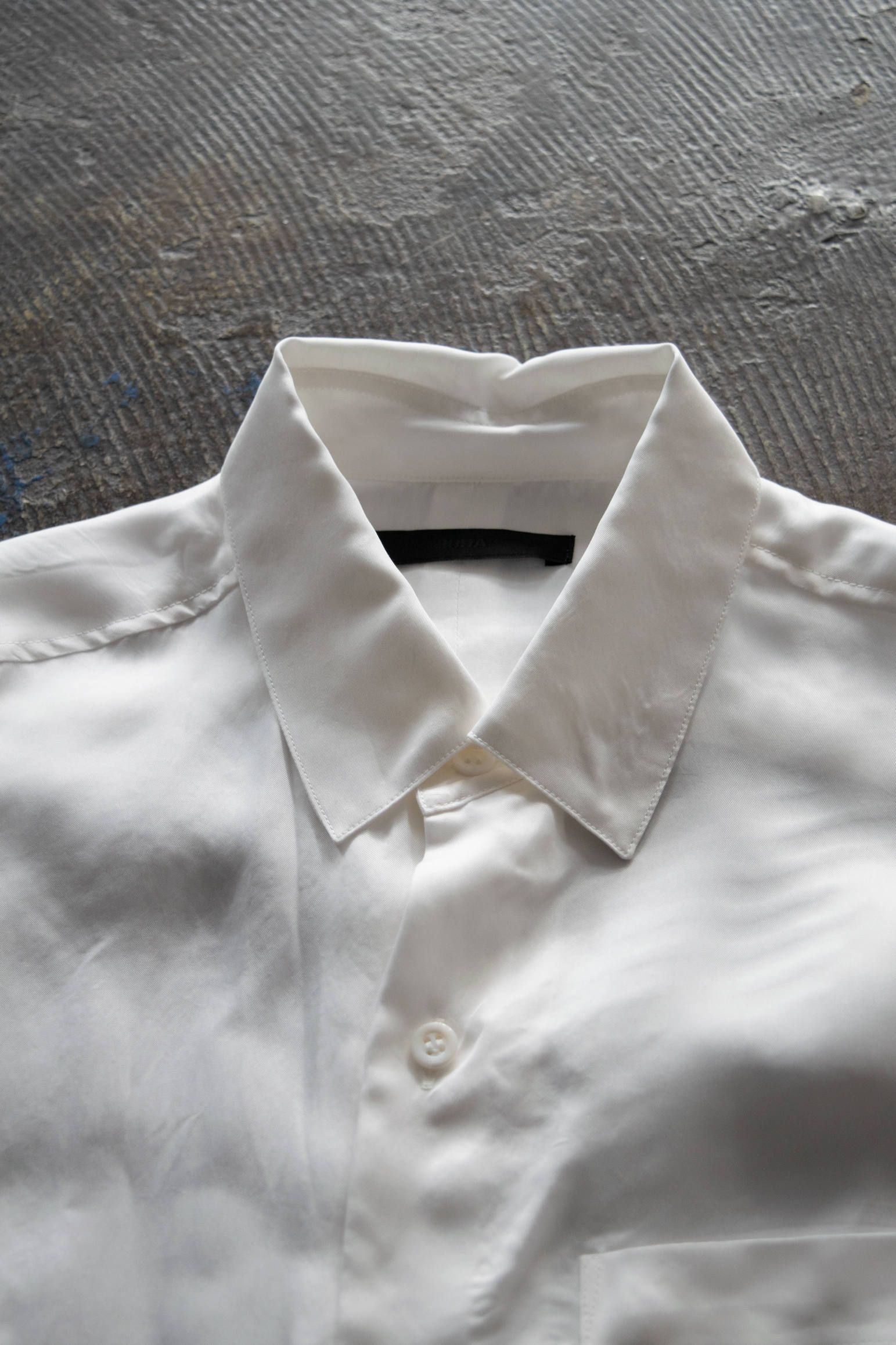 【ラスト1点】【20SS】Cupra Over Shirt/キュプラオーバーサイズシャツ(WHITE)