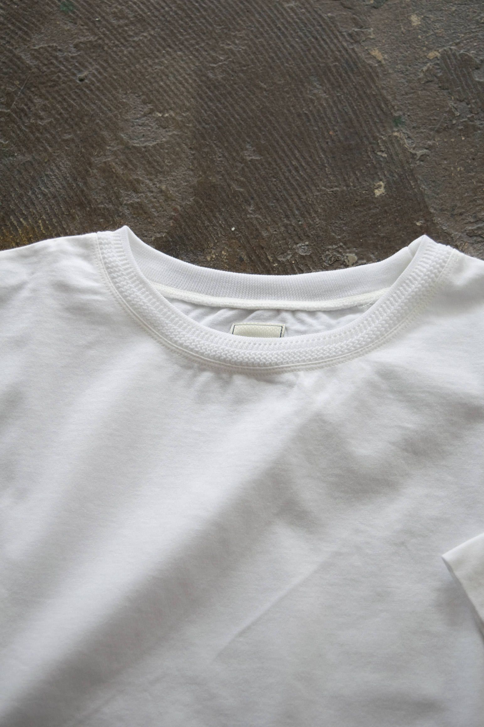 【ラスト1点】Silket Cotton H/S Tee(WHITE)