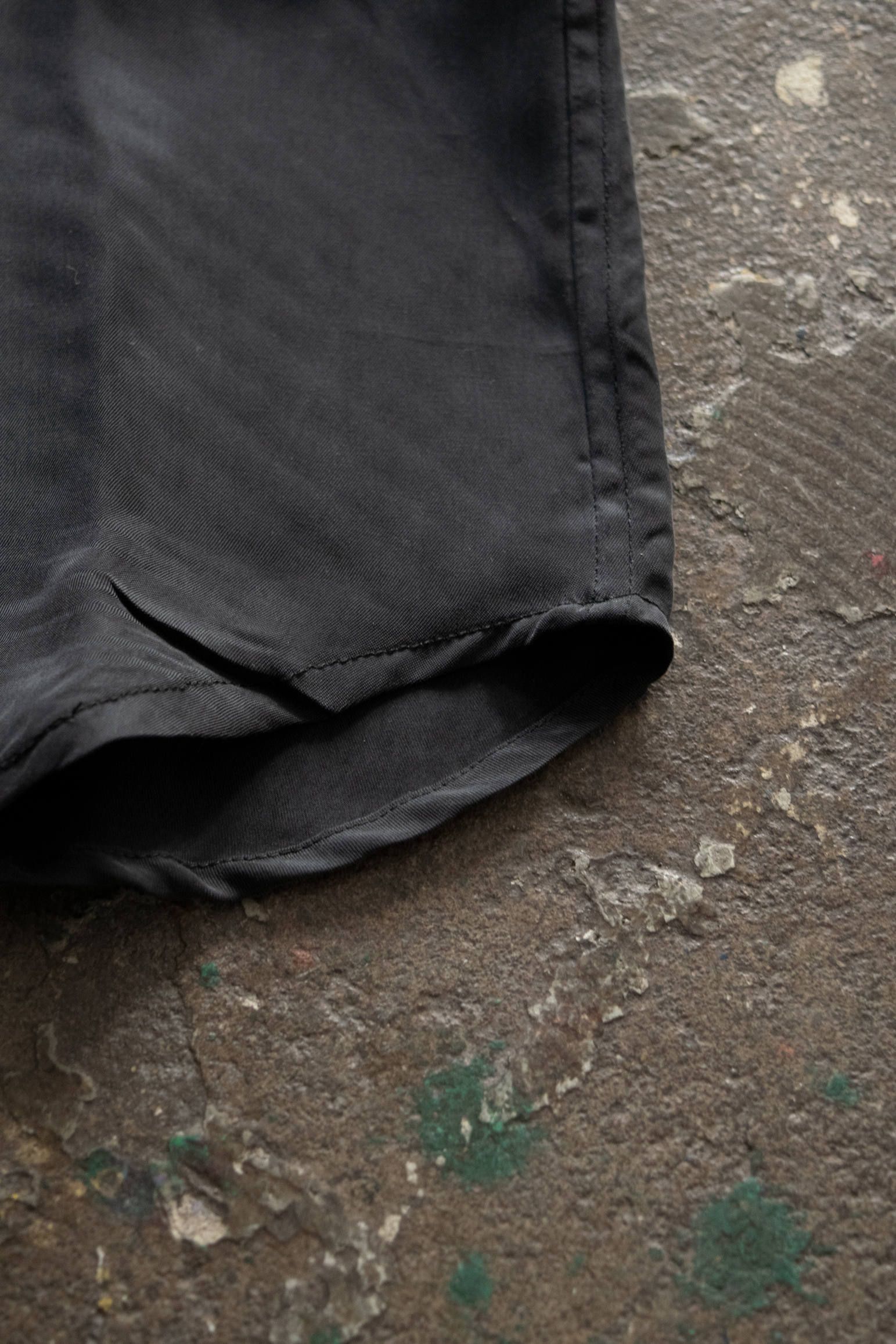 【ラスト1点】【20SS】Cupra Over Shirt/キュプラオーバーサイズシャツ(BLACK)