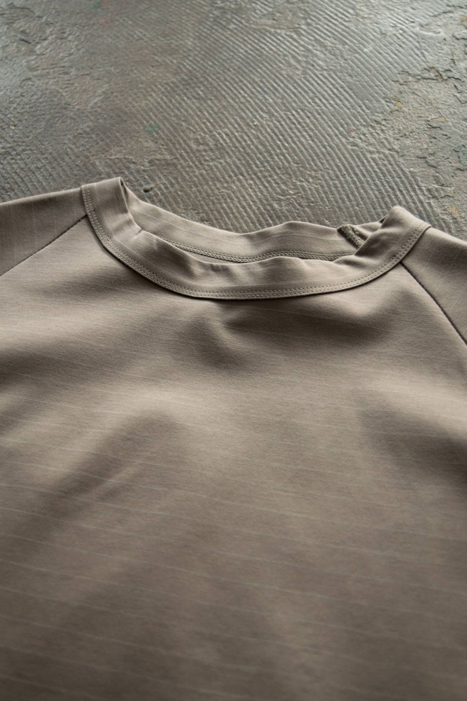【ラスト1点】Big Border Long Sleeve Tee(BEIGE)