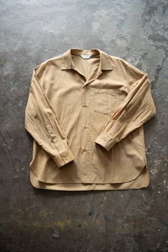 【ラスト1点】コットンキュプラシャツ(BEIGE)