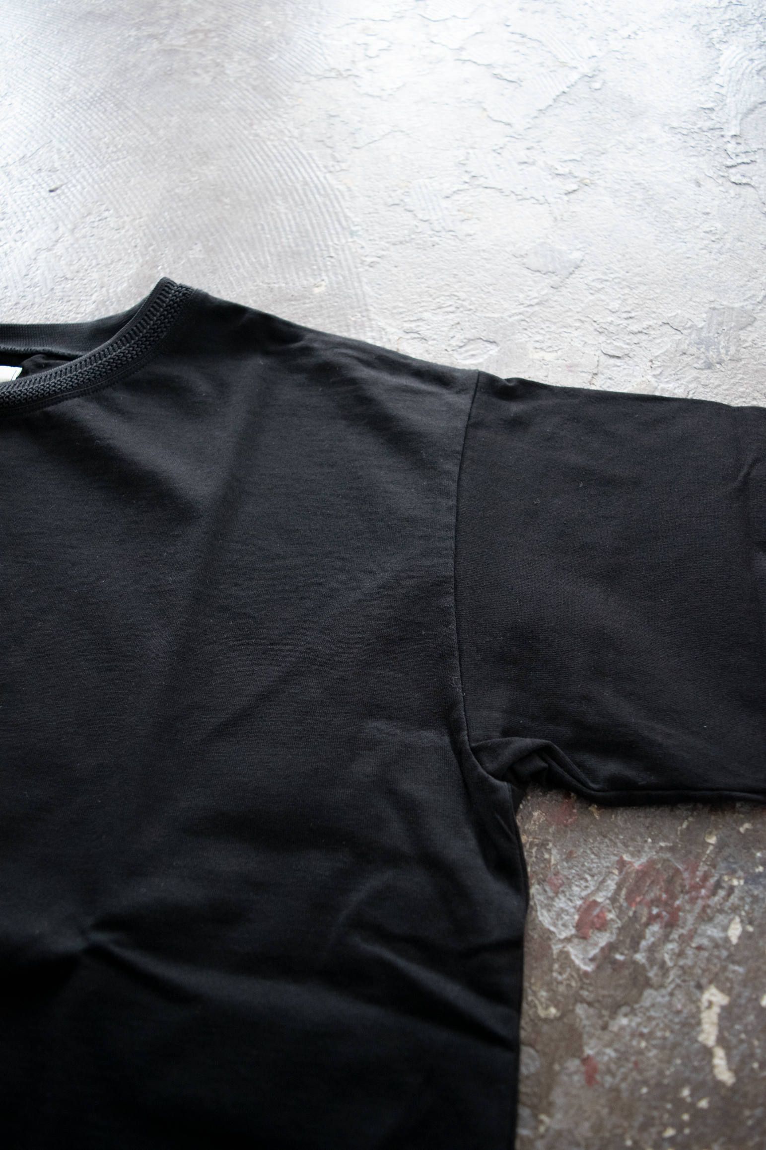 Silket Cotton H/S Tee(BLACK)