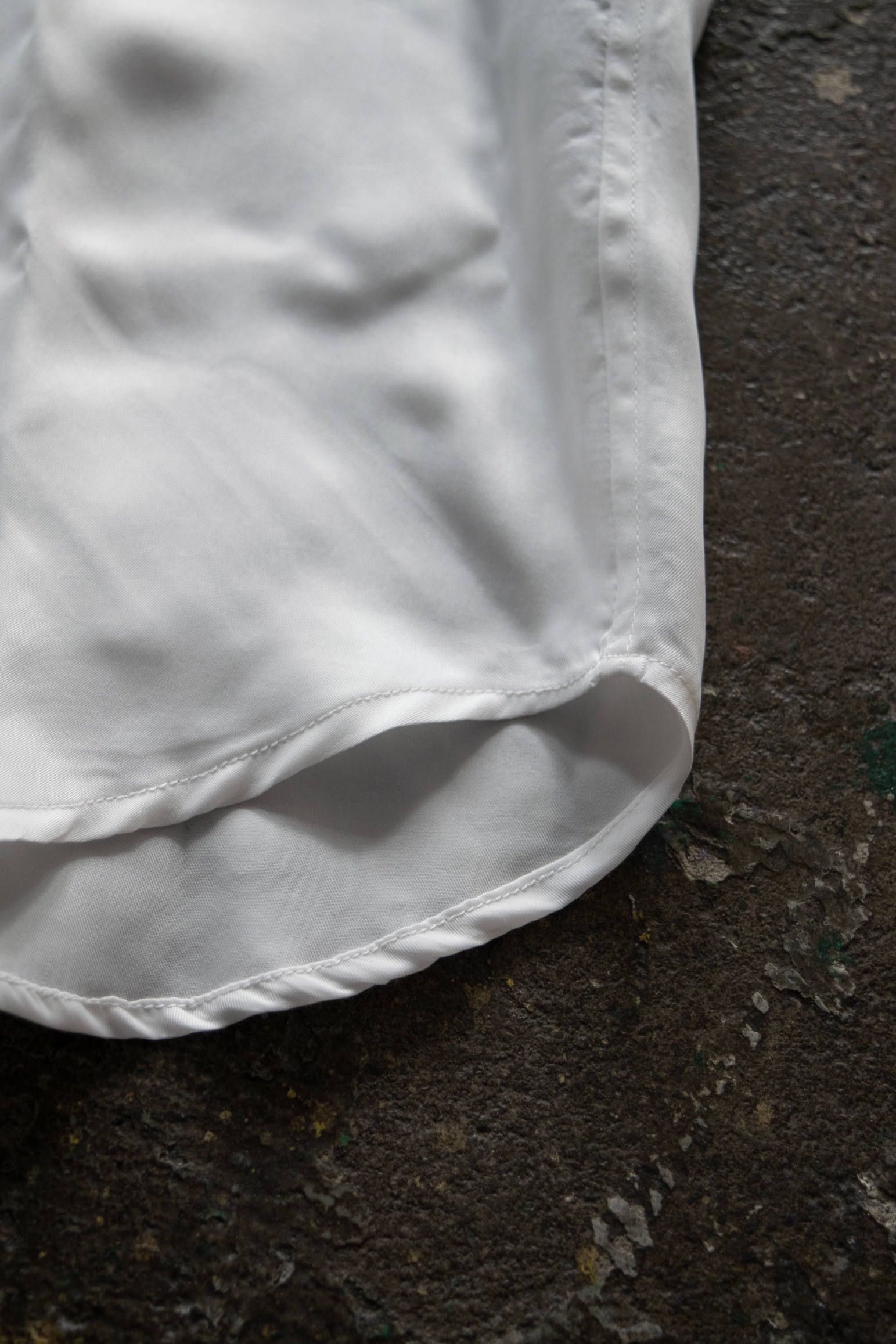 【ラスト1点】【20SS】Cupra Over Shirt/キュプラオーバーサイズシャツ(WHITE)