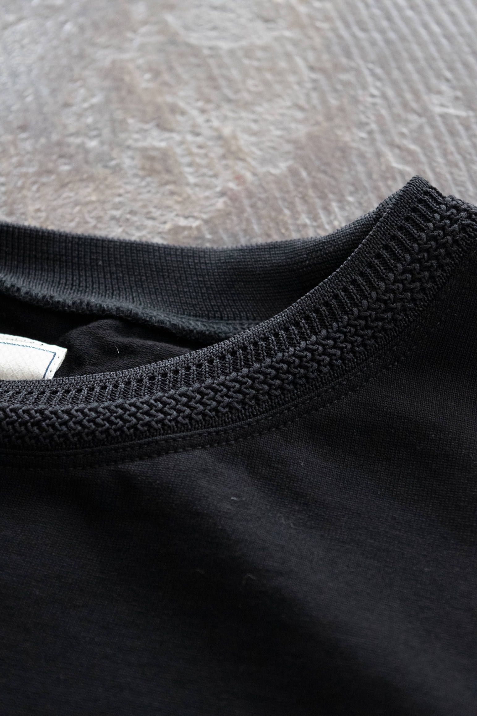 Silket Cotton H/S Tee(BLACK)