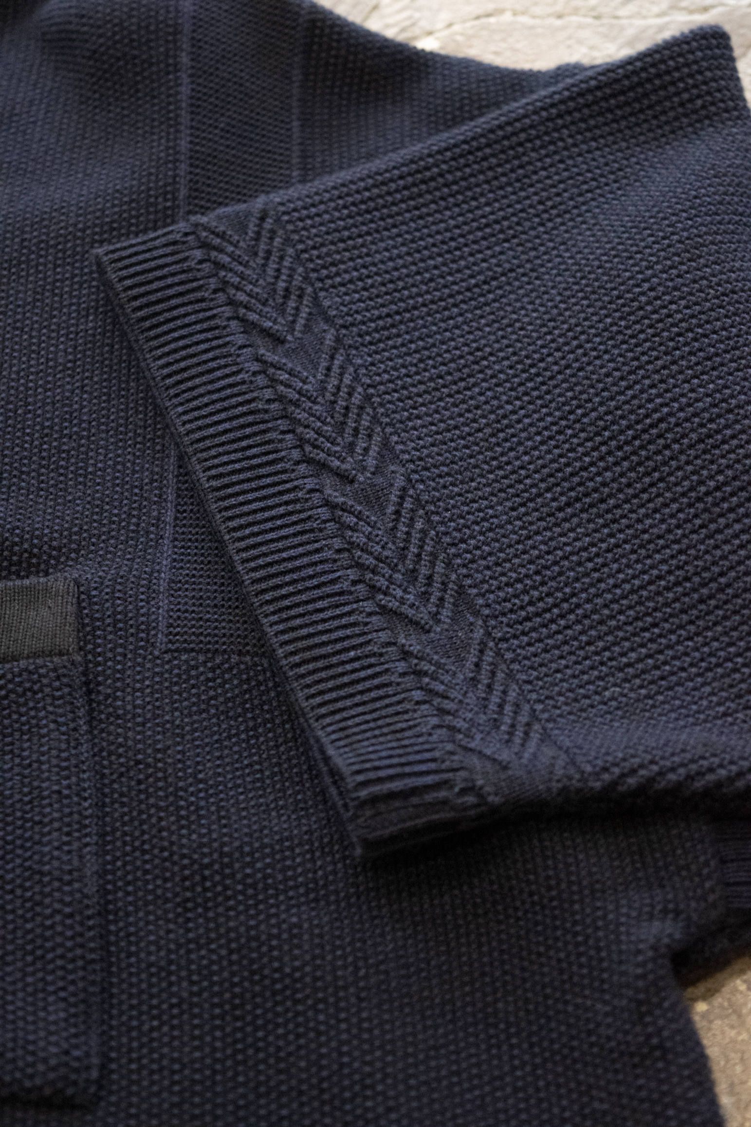 【ラスト1点】【20SS】Ryokuin Knit(NAVY)