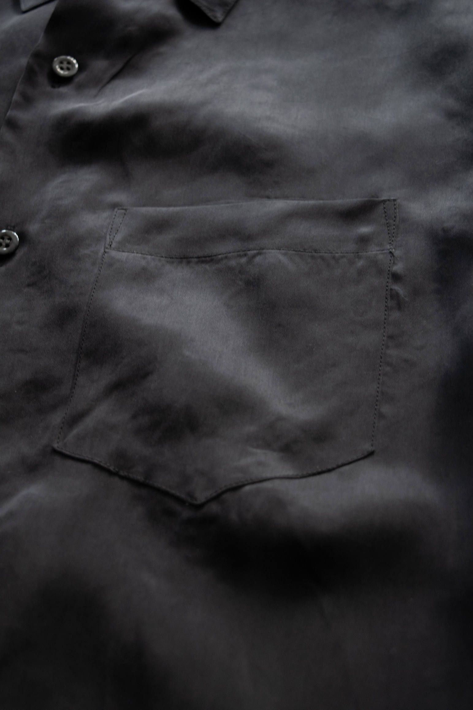 【ラスト1点】【20SS】Cupra Over Shirt/キュプラオーバーサイズシャツ(BLACK)